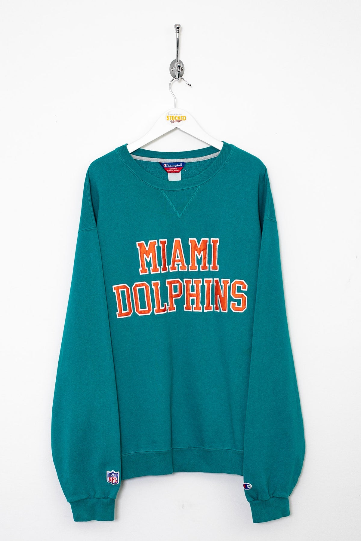 90s Champion NFL Miami Dolphins Sweatshirt (XL)