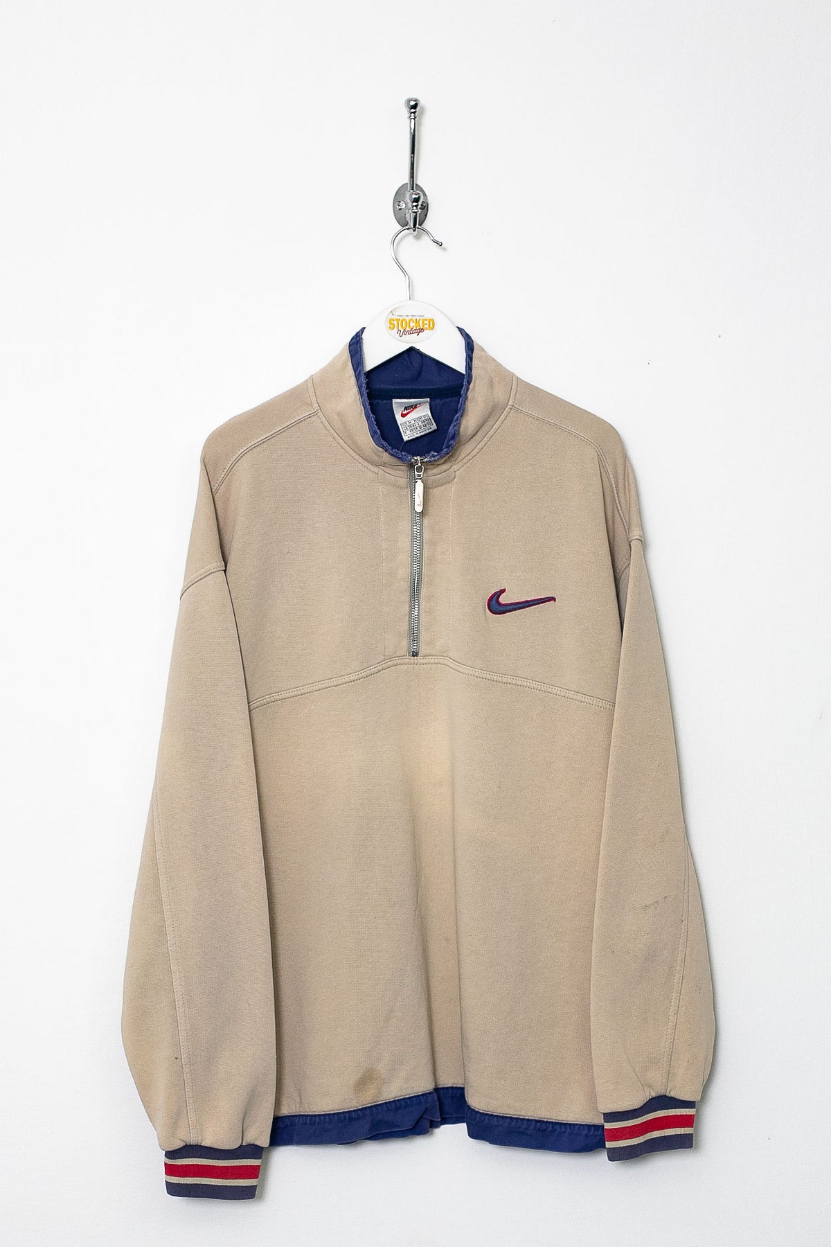 90s Nike 1/4 Zip Sweatshirt (M)