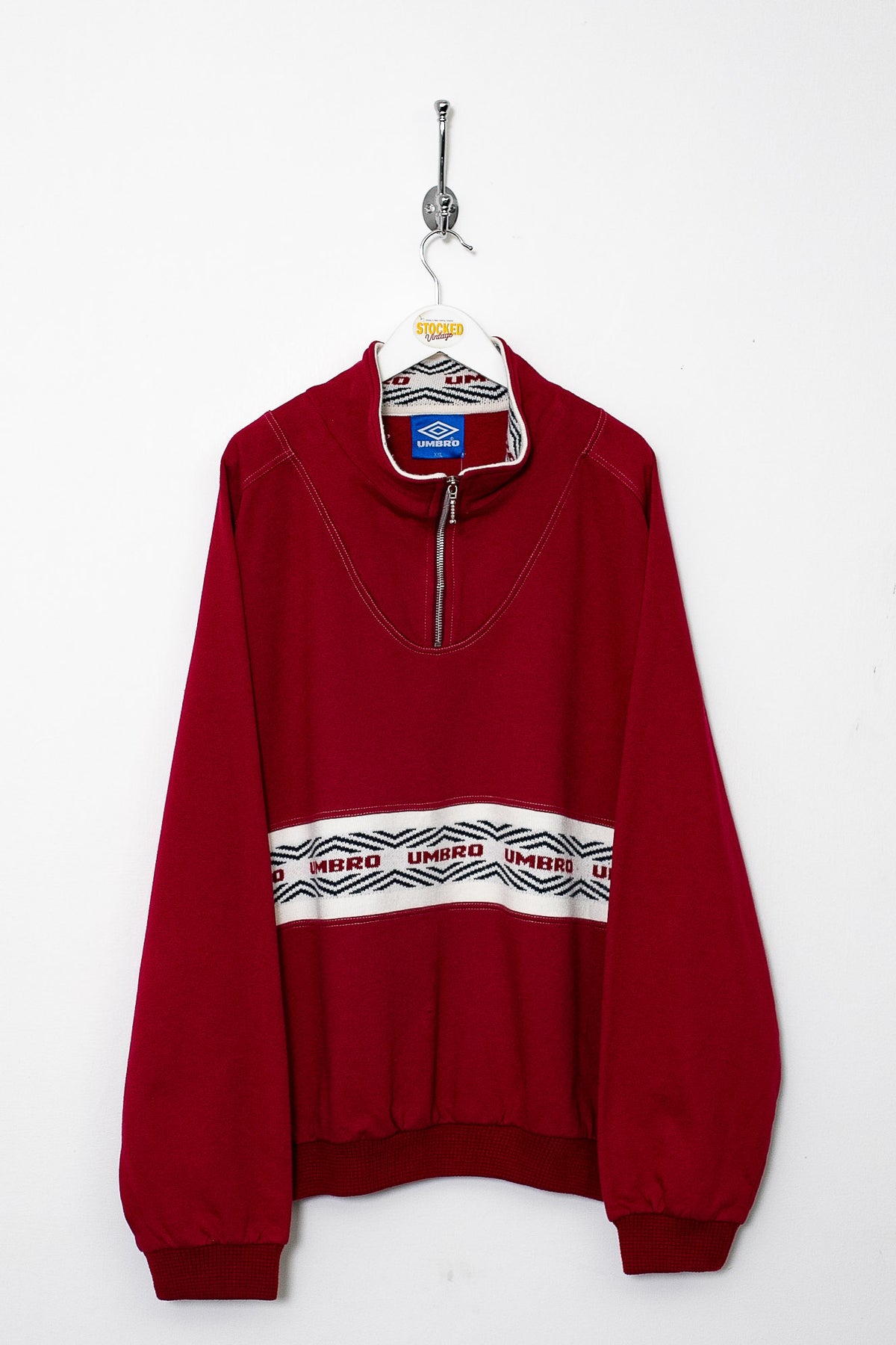 90s Umbro 1/4 Zip Sweatshirt (XXL)