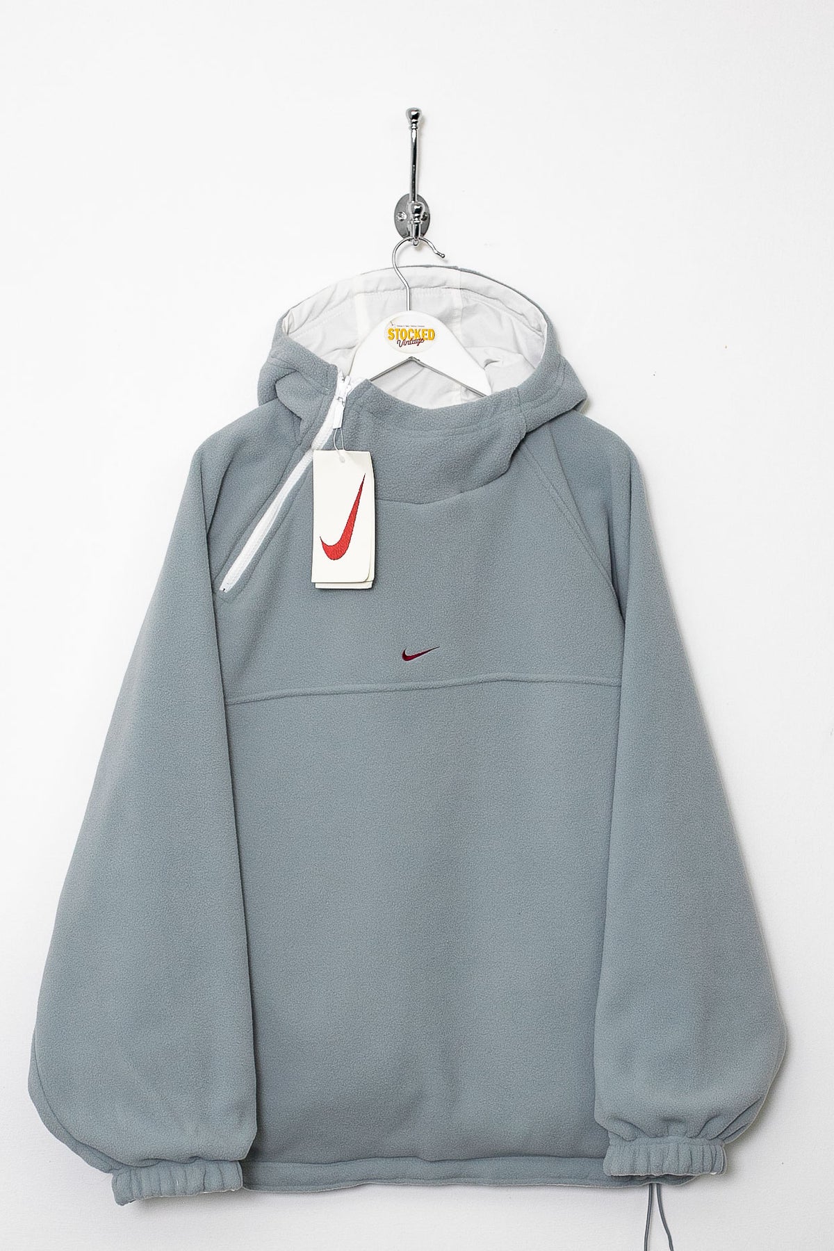 Rare 00s Nike Asymmetric Reversible Fleece Jacket (L)