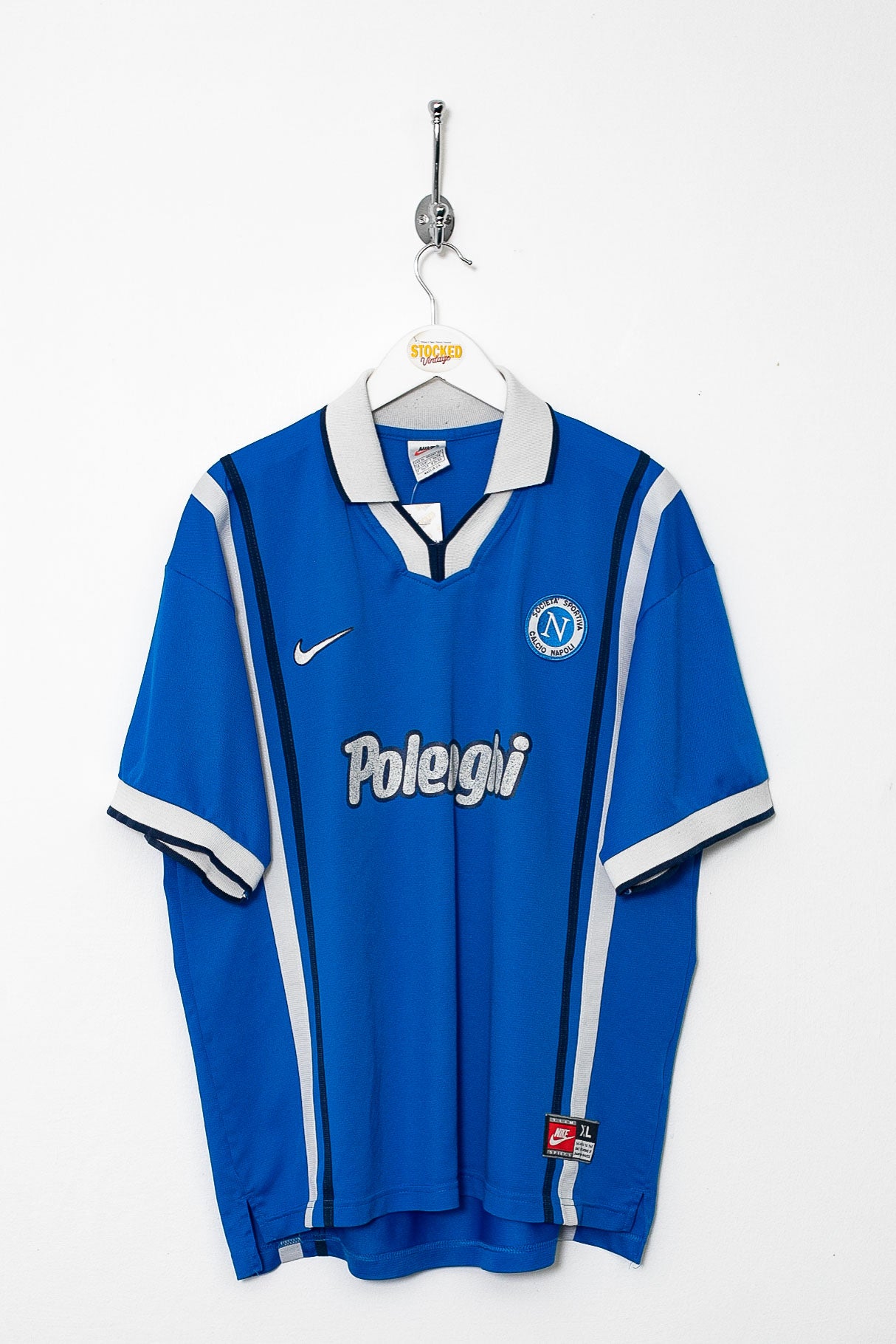 1997/98 Nike Napoli Home Shirt (L) – Stocked Vintage