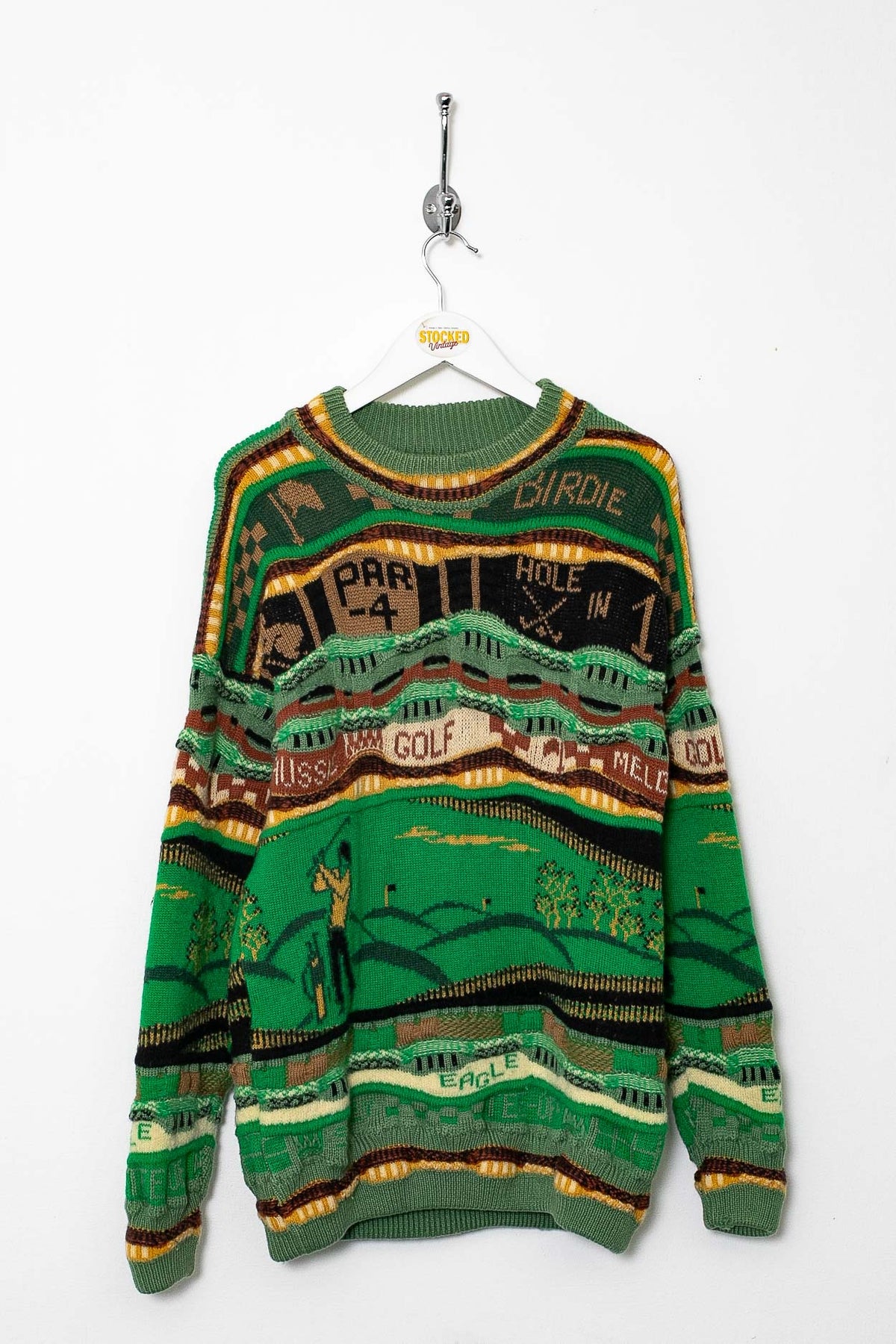 90s Coogi Style Knit Jumper (S)