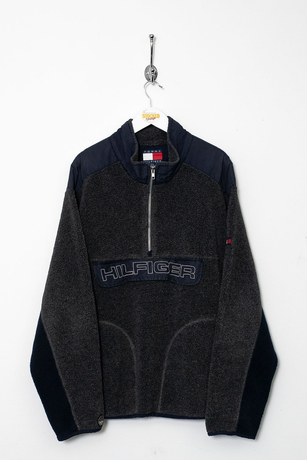 90s Tommy Hilfiger 1/4 Zip Sherpa Fleece (L)