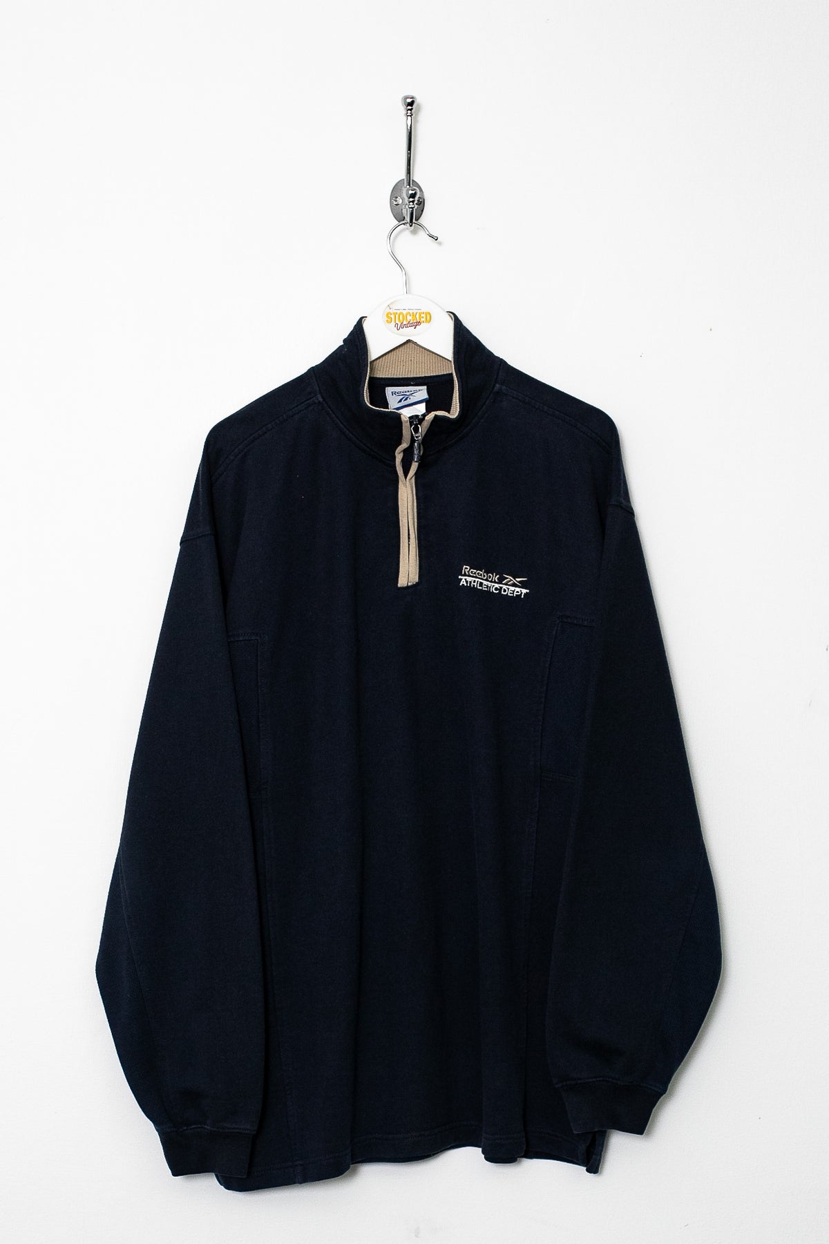 00s Reebok 1/4 Zip Sweatshirt (M)