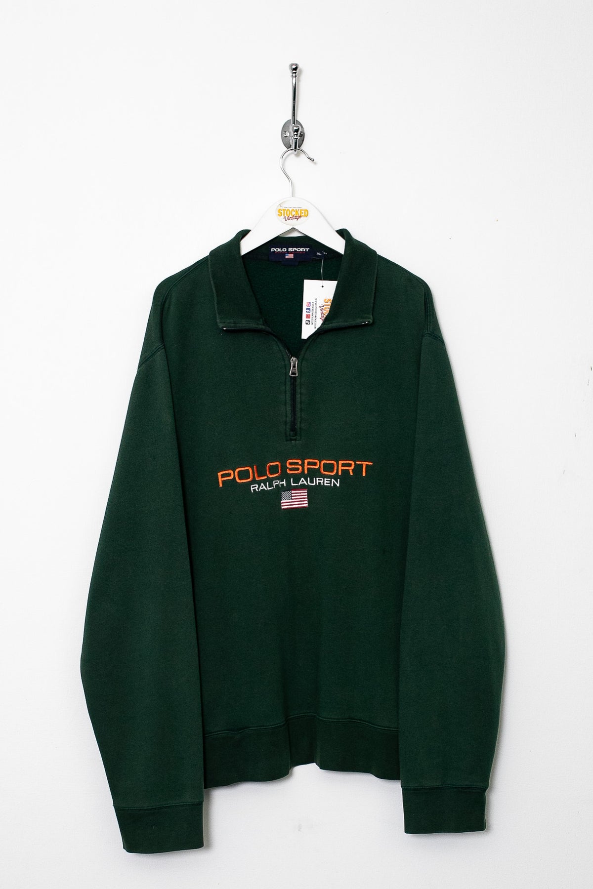 00s Ralph Lauren Polo Sport 1/4 Zip Sweatshirt (XL)