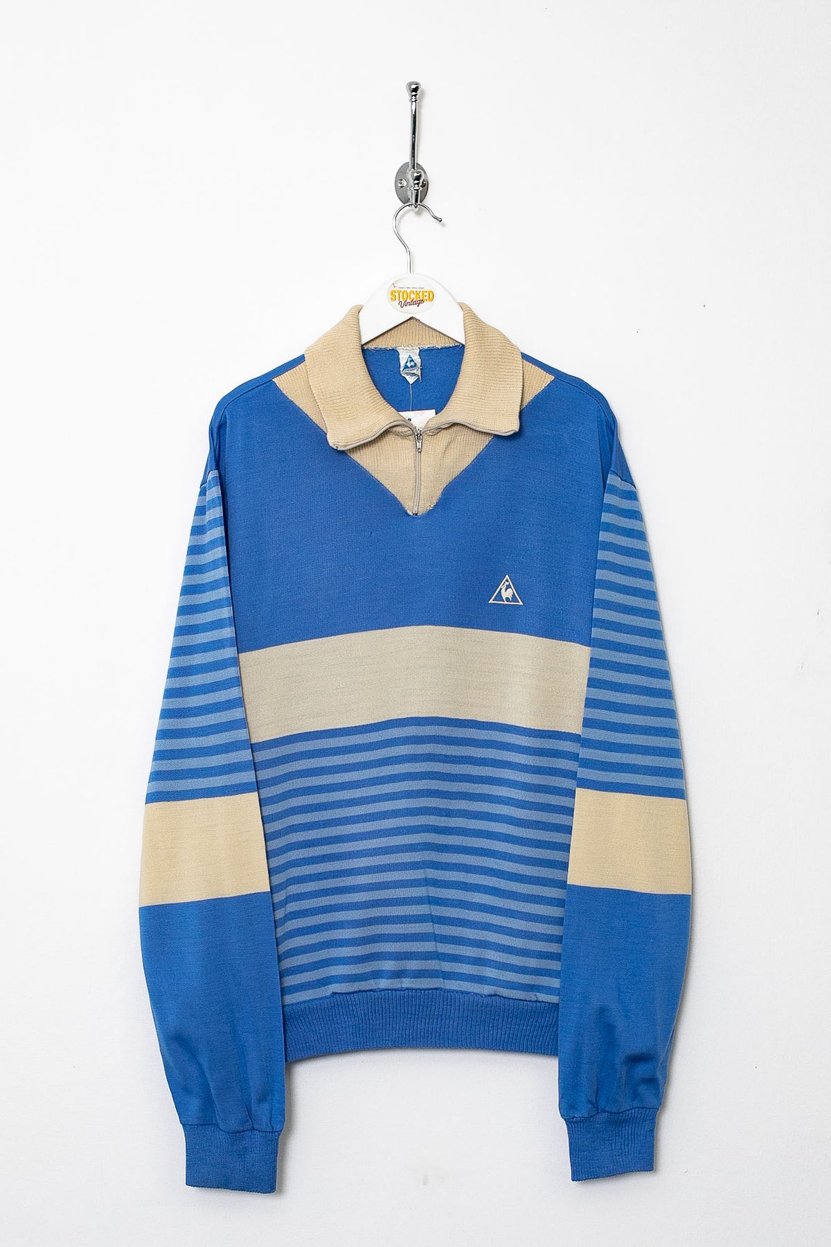90s Le Coq Sportif 1/4 Zip Sweatshirt (M)