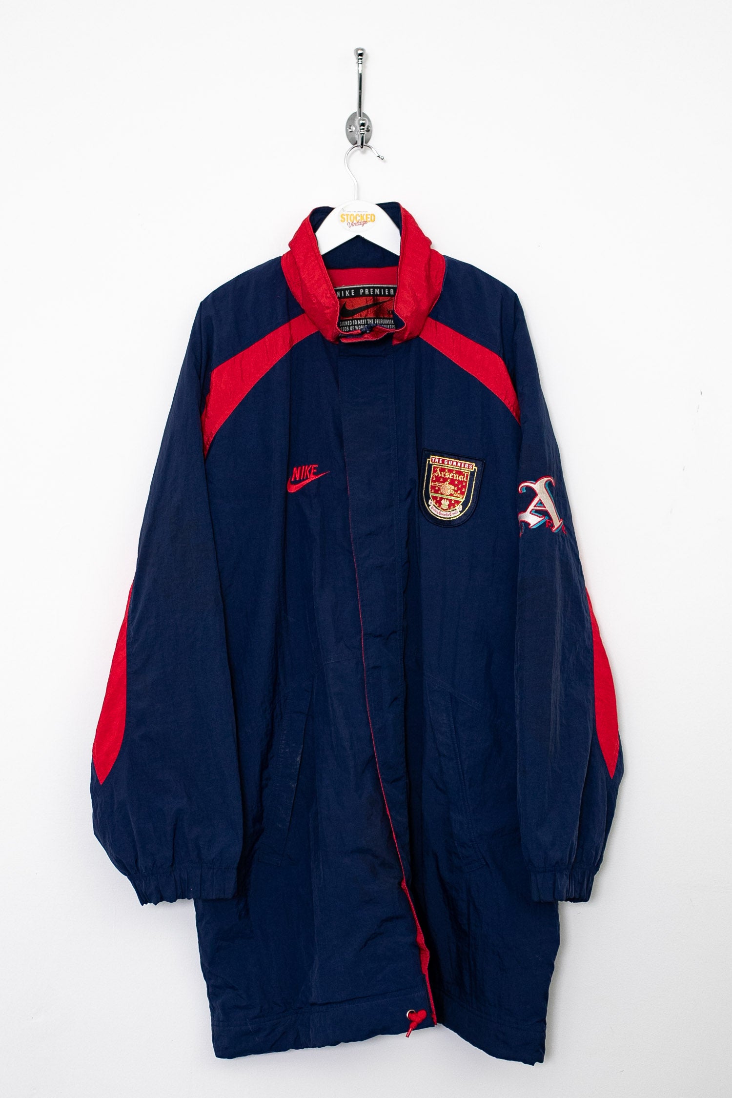 90s Nike Arsenal Coat (XL) – Stocked Vintage
