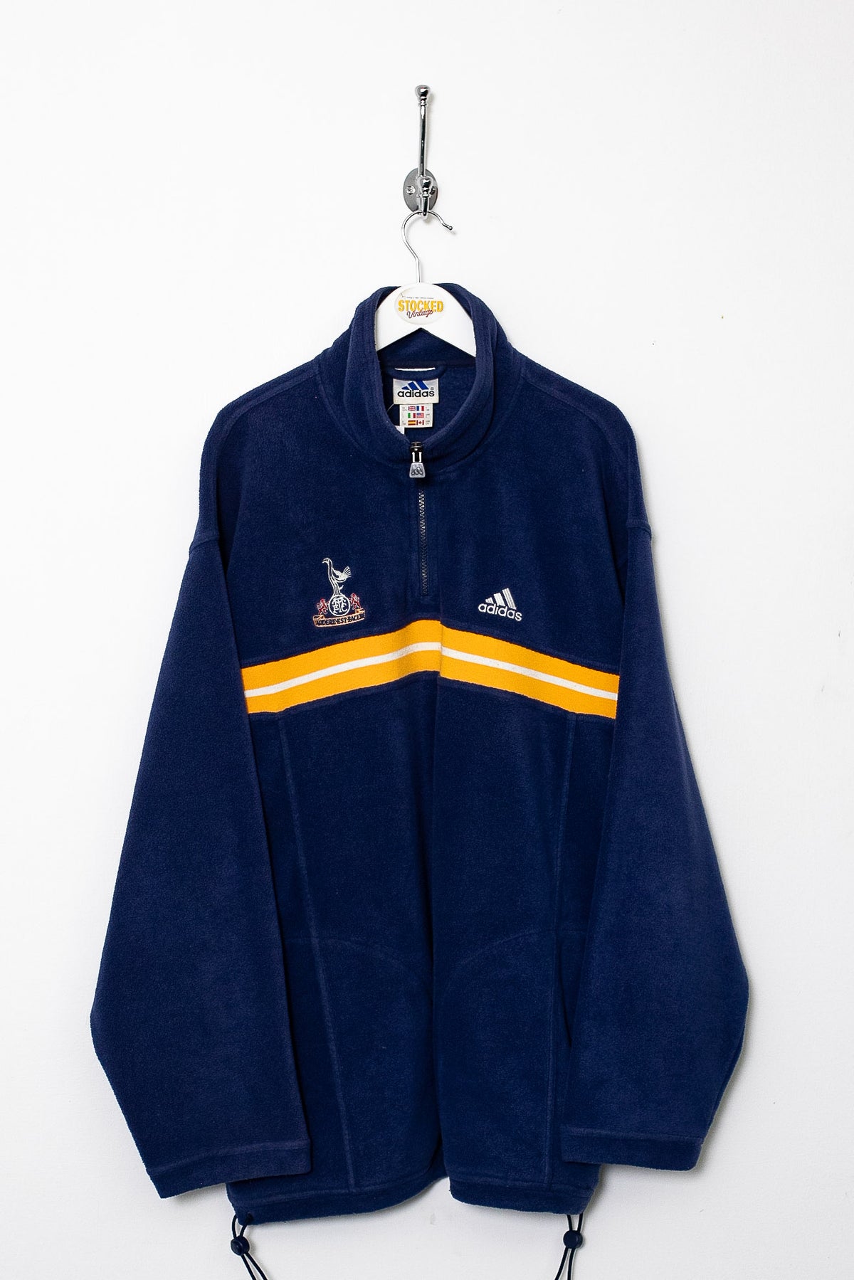 90s Adidas Tottenham Hotspur 1/4 Zip Fleece (L)