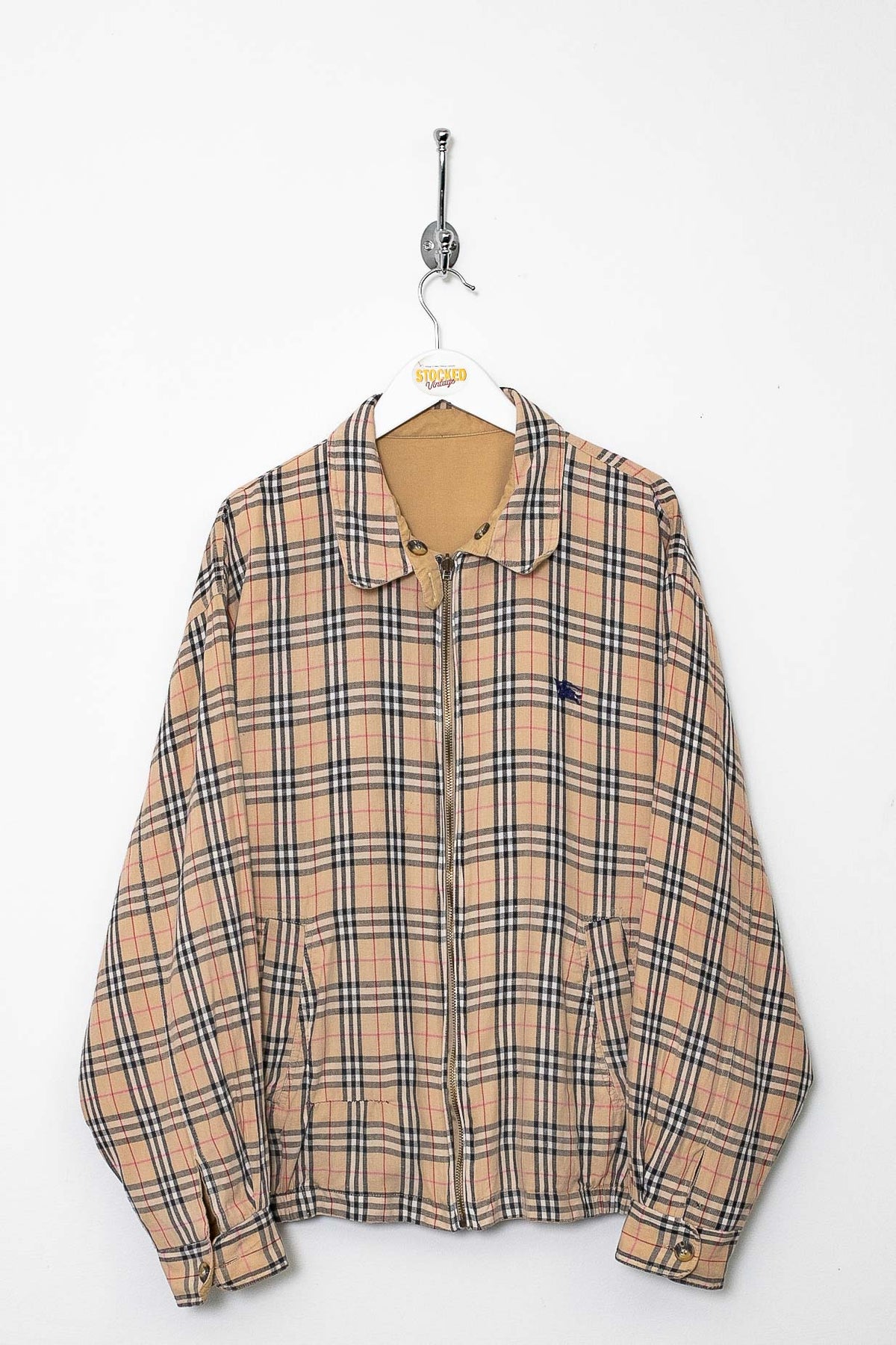 90s Burberry Nova Check Reversible Jacket (XL)