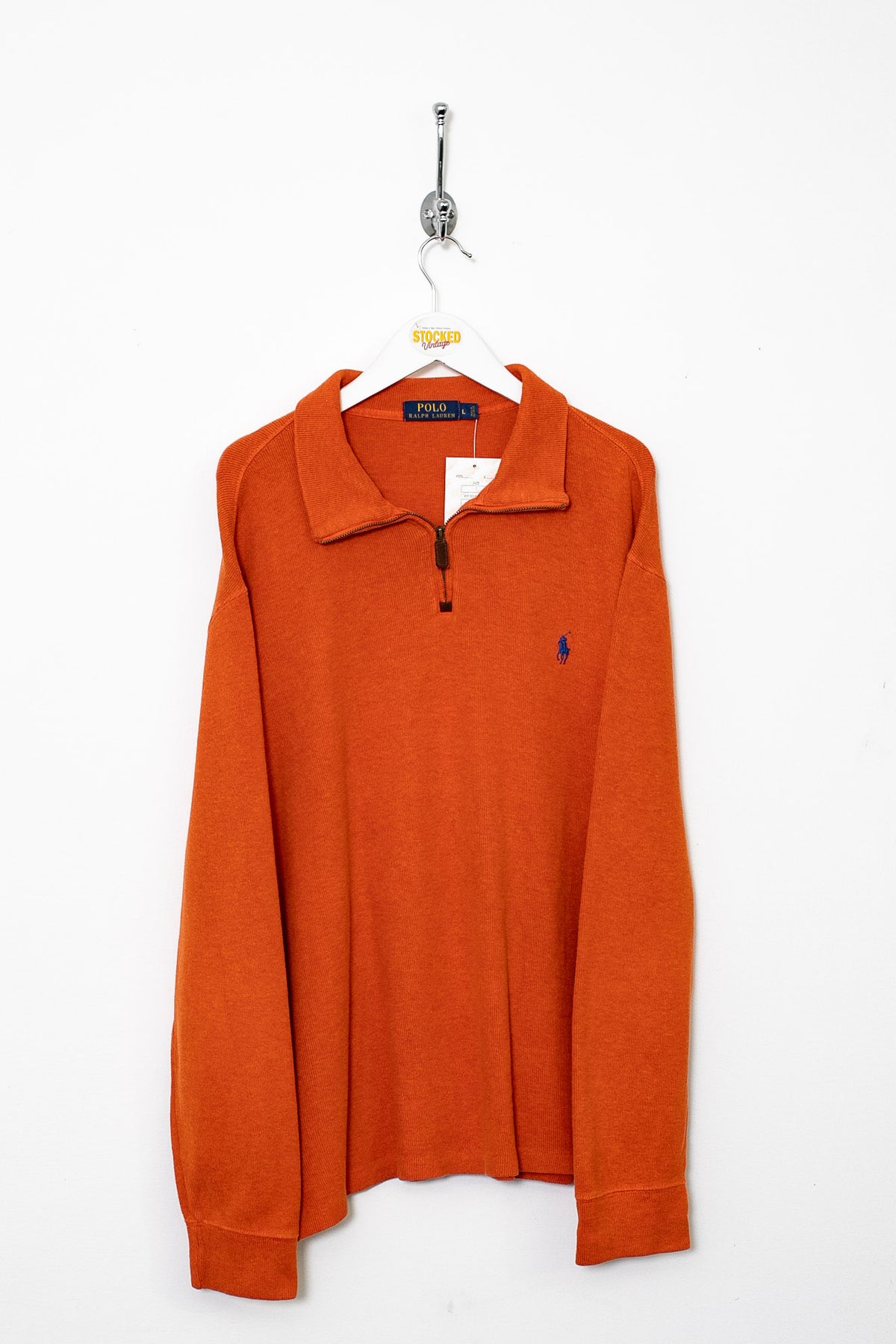 00s Ralph Lauren 1/4 Zip Sweatshirt (L)