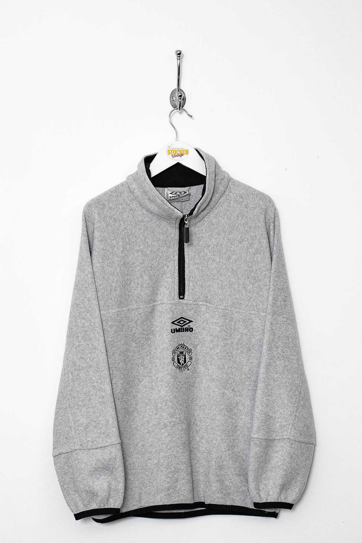 00s Umbro Man U 1/4 Zip Fleece (M)