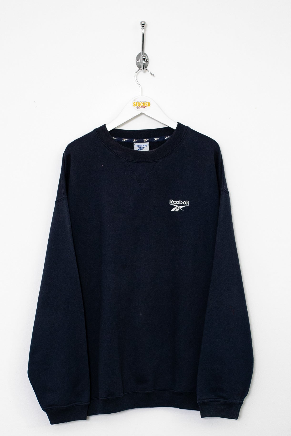 Navy reebok sweatshirt online