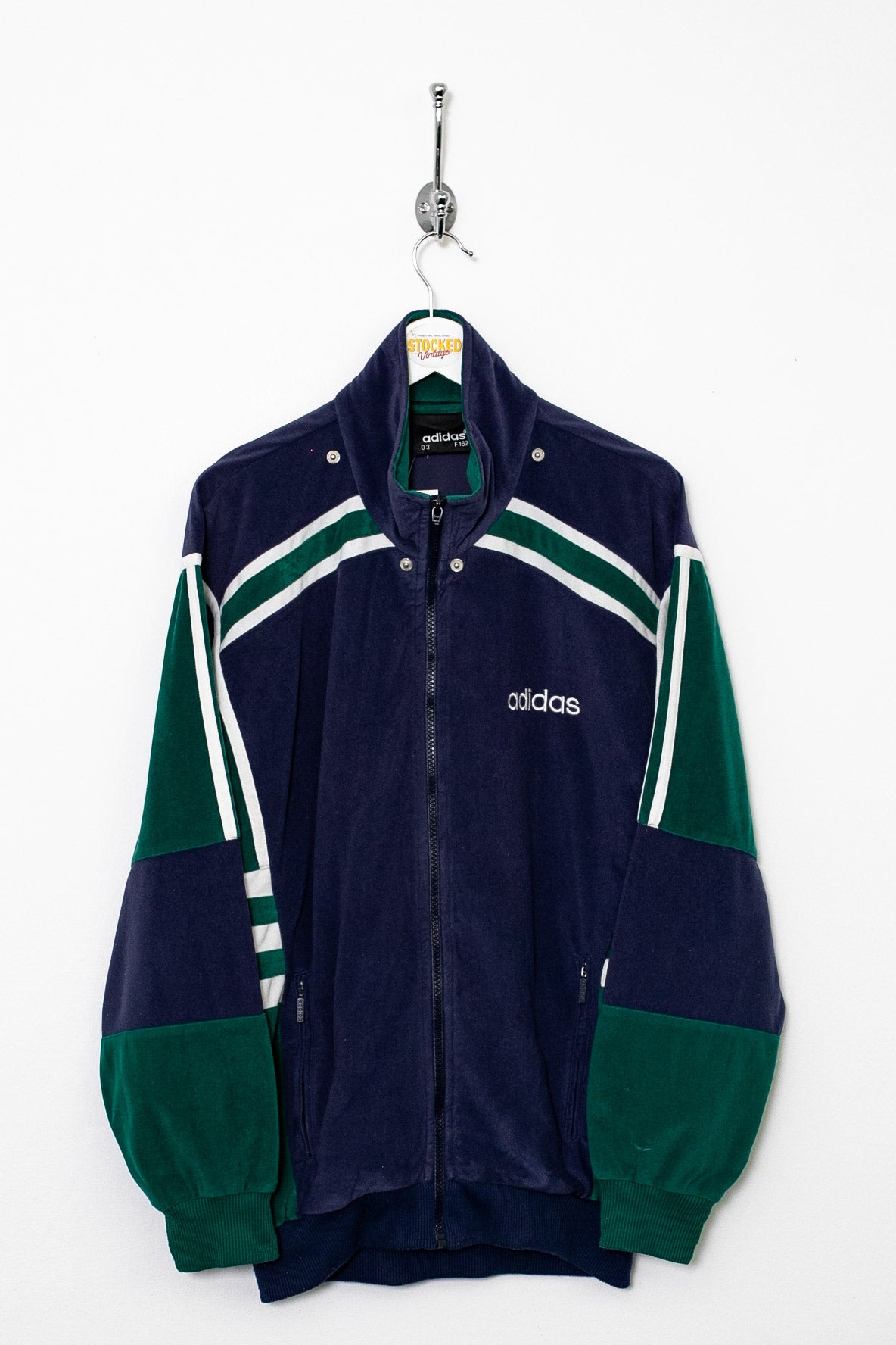 90s Adidas Velour Jacket S Stocked Vintage