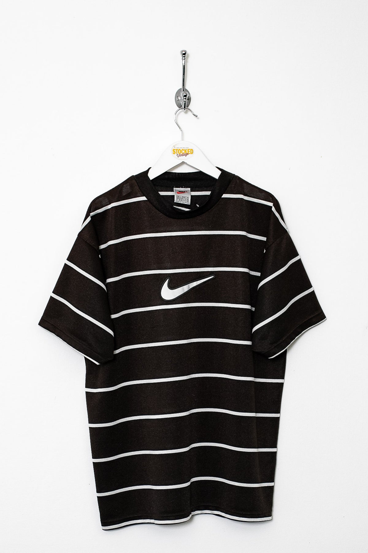 90s Nike Striped Tee (L)