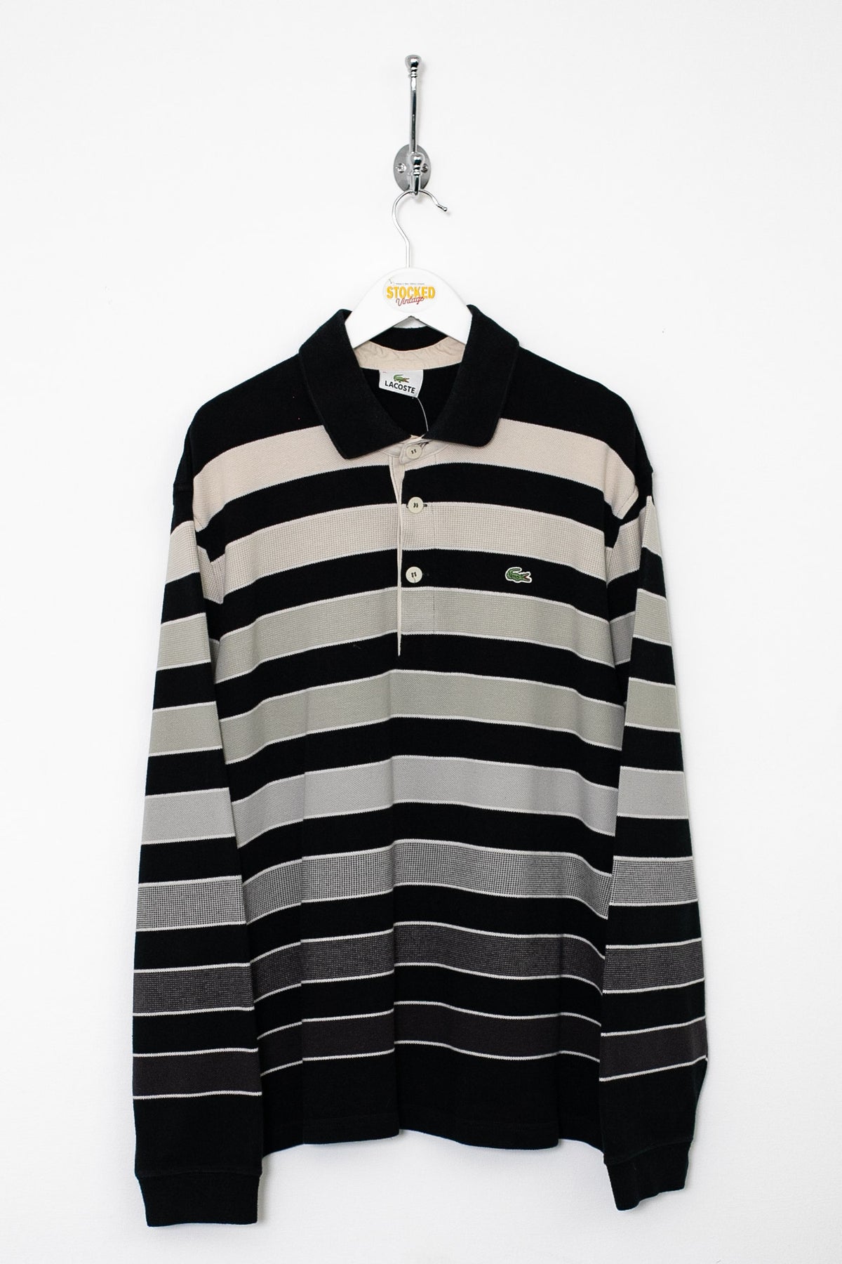 00s Lacoste Long Sleeve Polo Shirt (L)