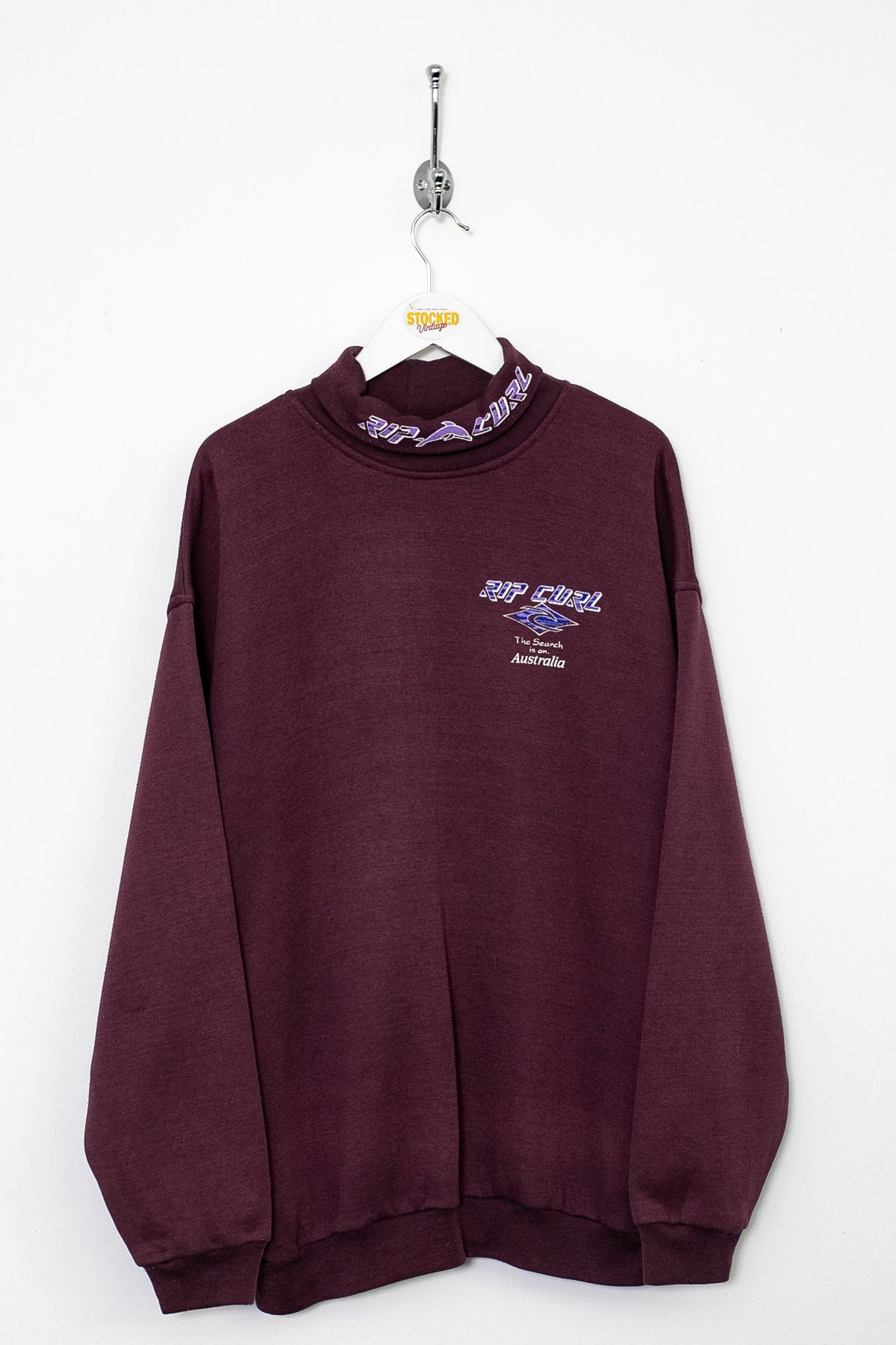 90s Rip Curl Turtle Neck Sweatshirt (XL)