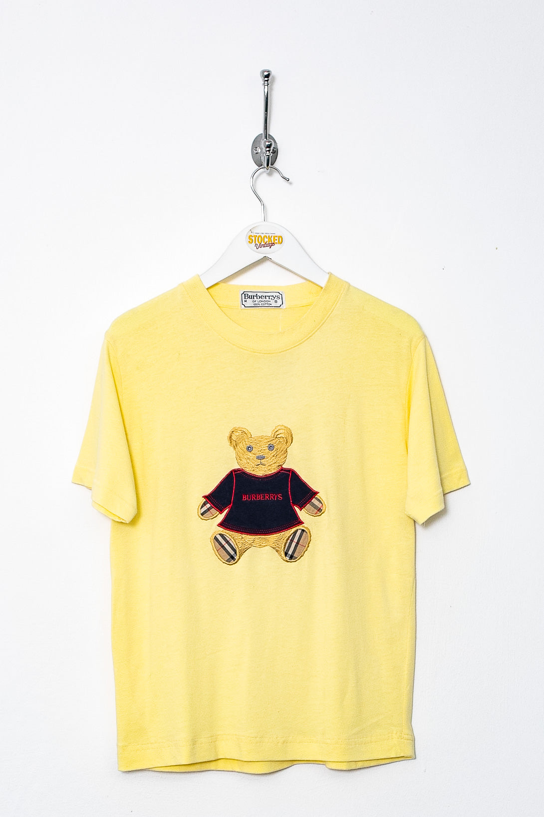 Womens 90s Burberry Bear Tee (S)