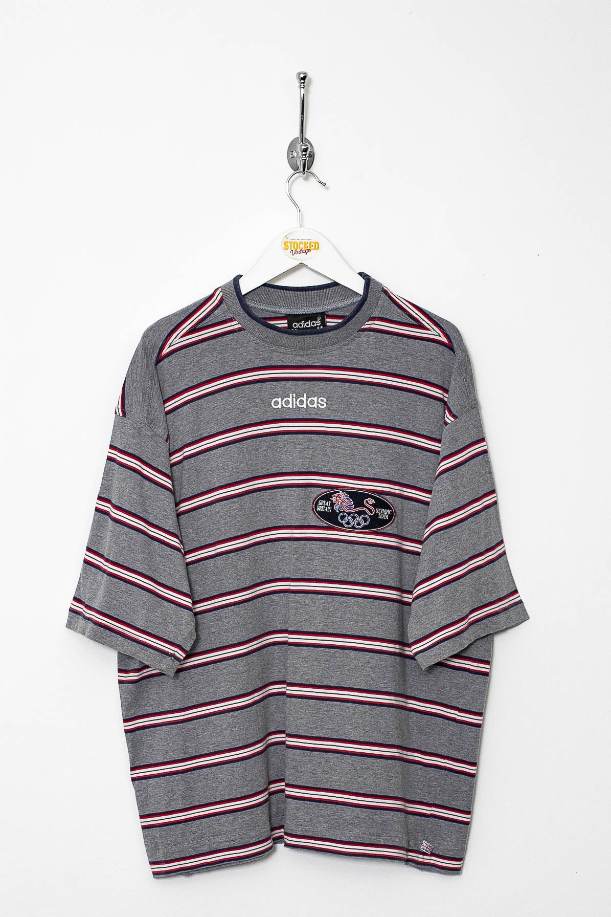 90s Adidas GB Olympics Tee (M)