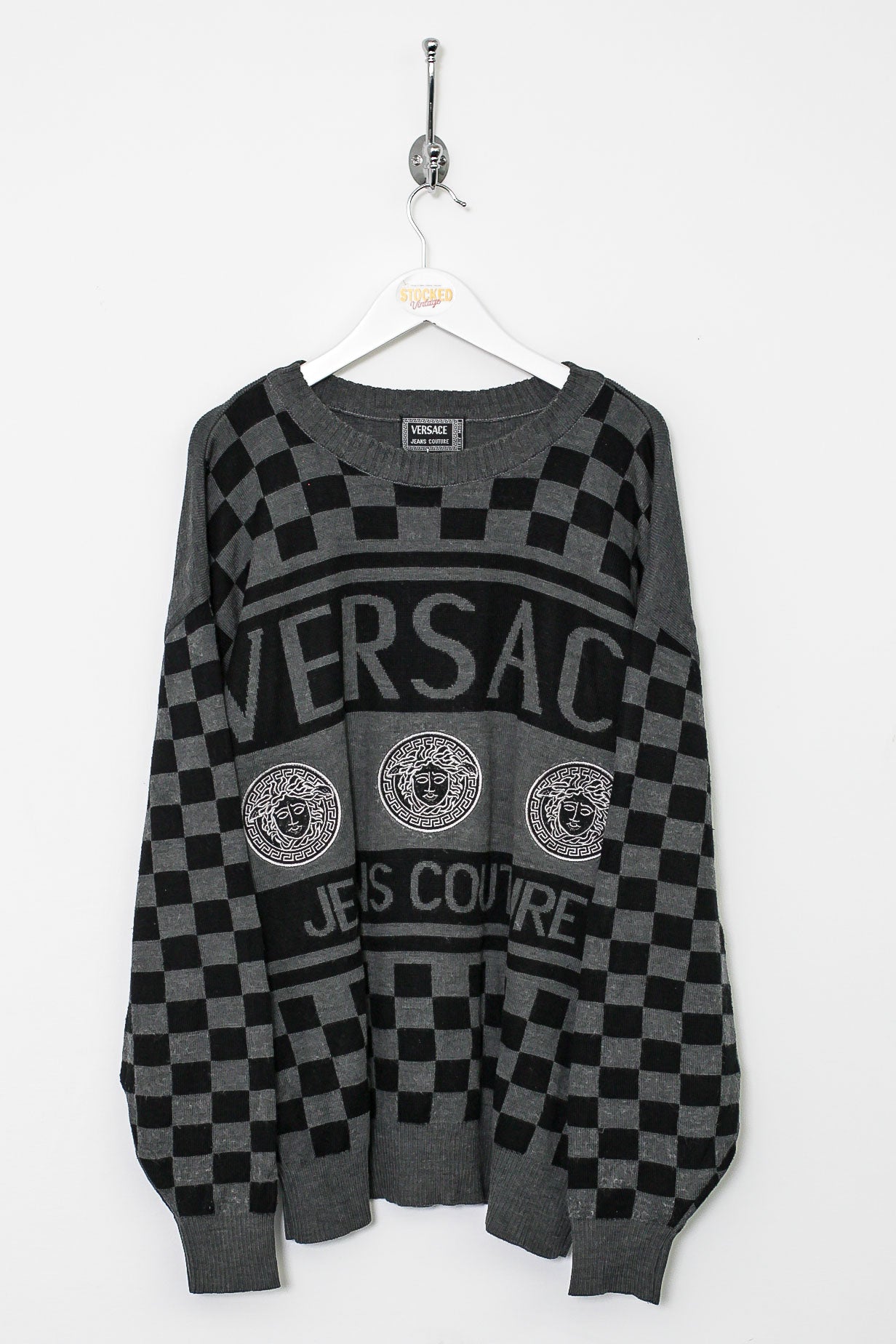 90s Versace Knit Sweatshirt (L) – Stocked Vintage