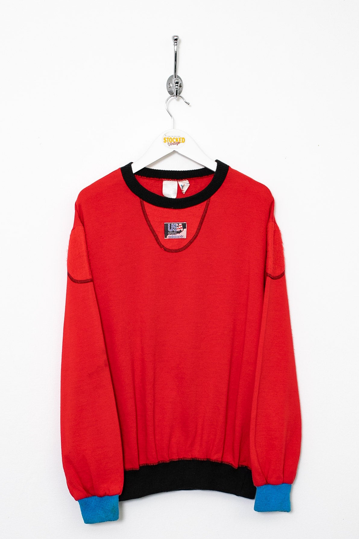 Adidas block crew neck sweatshirt online