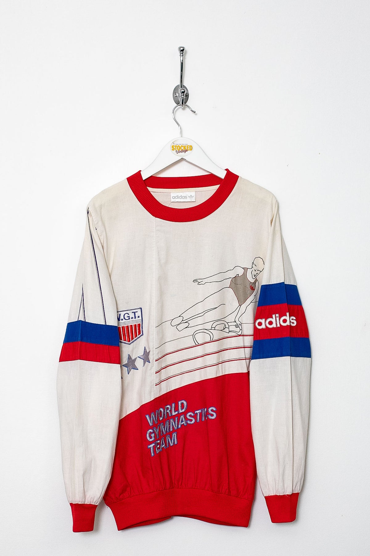 Rare 90s Adidas World Gymnastics Pullover (M)