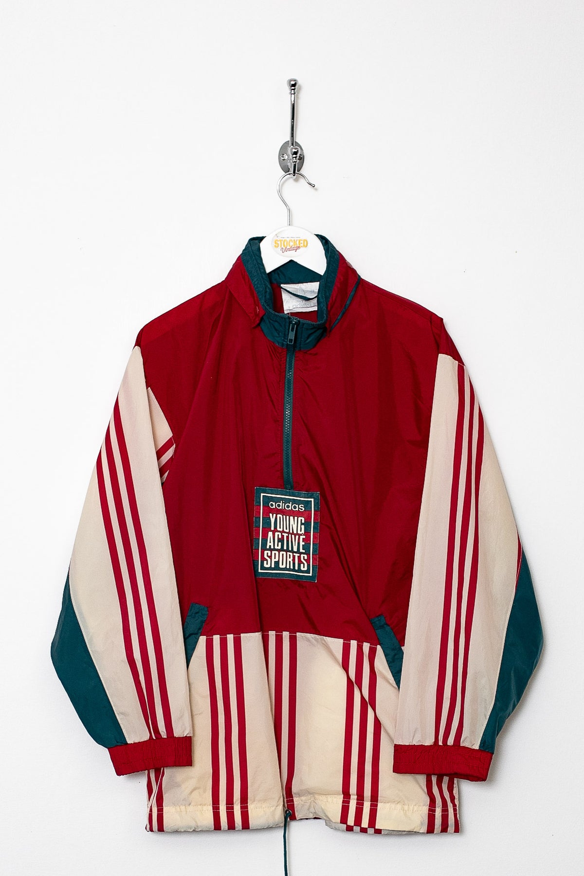 90s Adidas 1/4 Zip Jacket (XS)