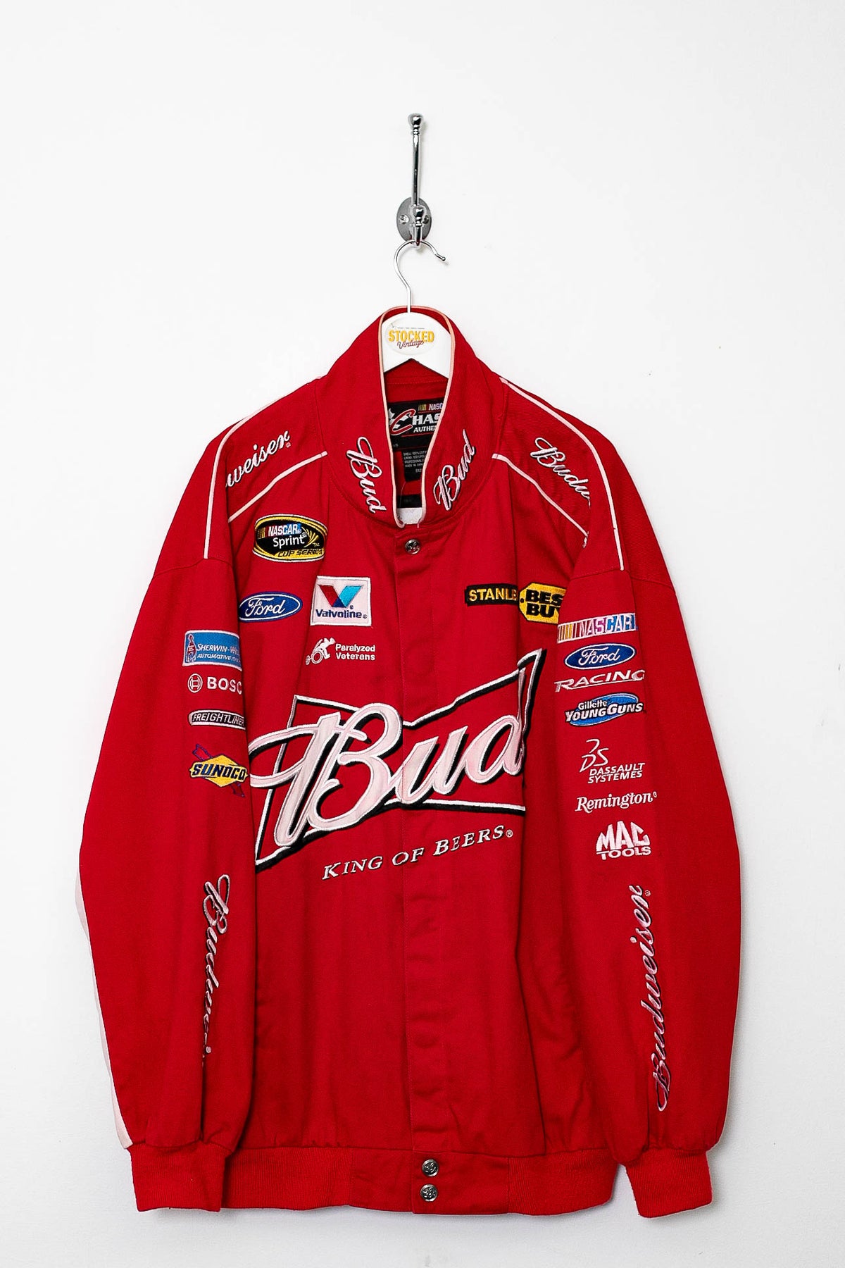 90s Budweiser Nascar Racing Jacket (XL)