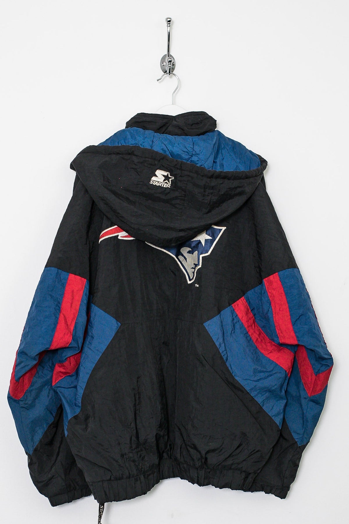 90s Starter NFL New England Patriots 1/4 Zip Coat (XL)