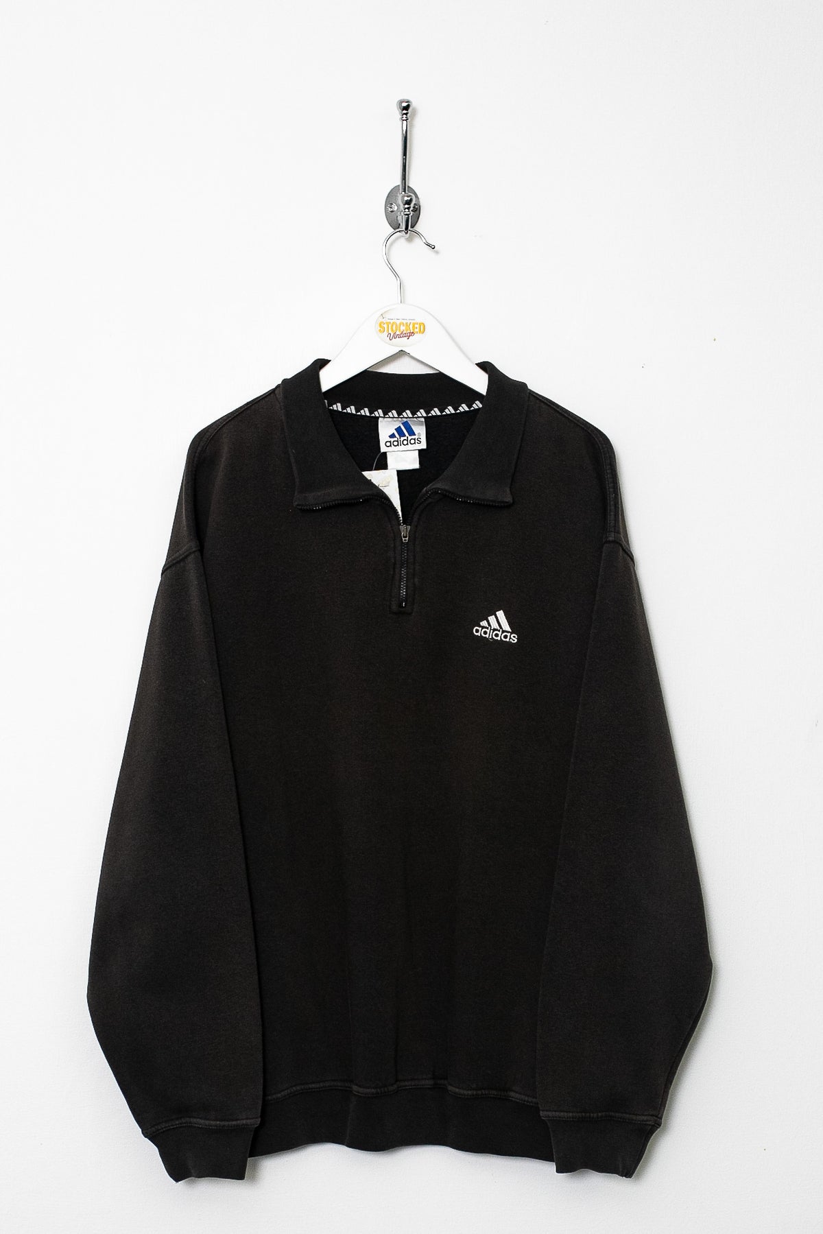 00s Adidas 1/4 Zip Sweatshirt (M)