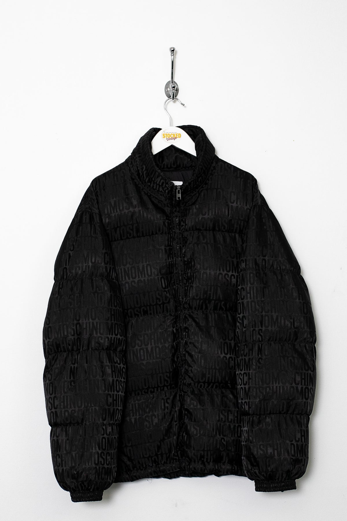 00s Moschino Monogram Puffer Jacket (L)