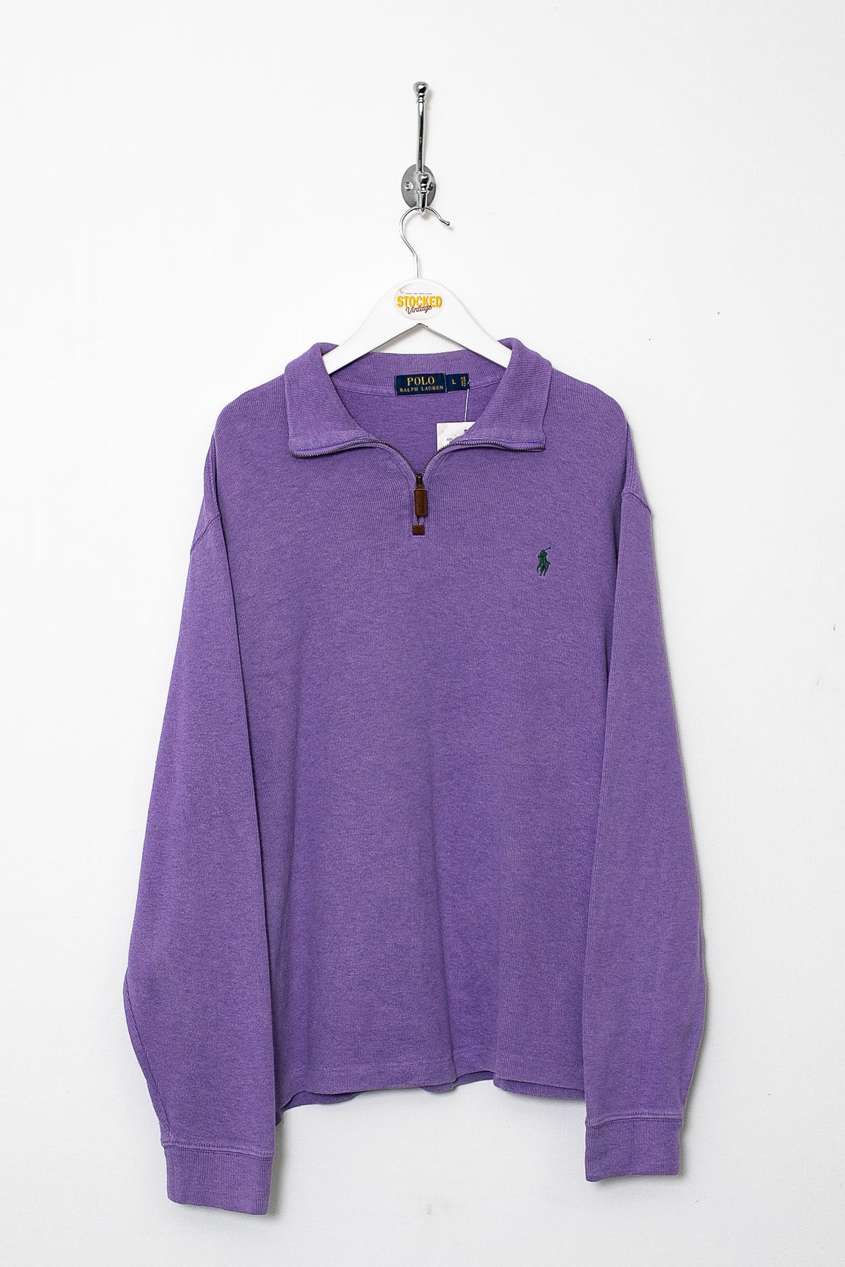 00s Ralph Lauren 1/4 Zip Sweatshirt (L)