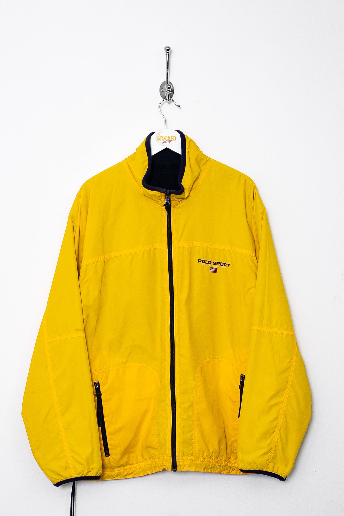 00s Ralph Lauren Polo Sport Reversible Fleece Jacket (M)