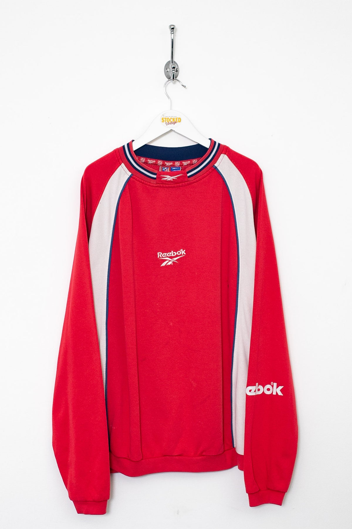 90s Reebok Athletico Madrid Sweatshirt (L)