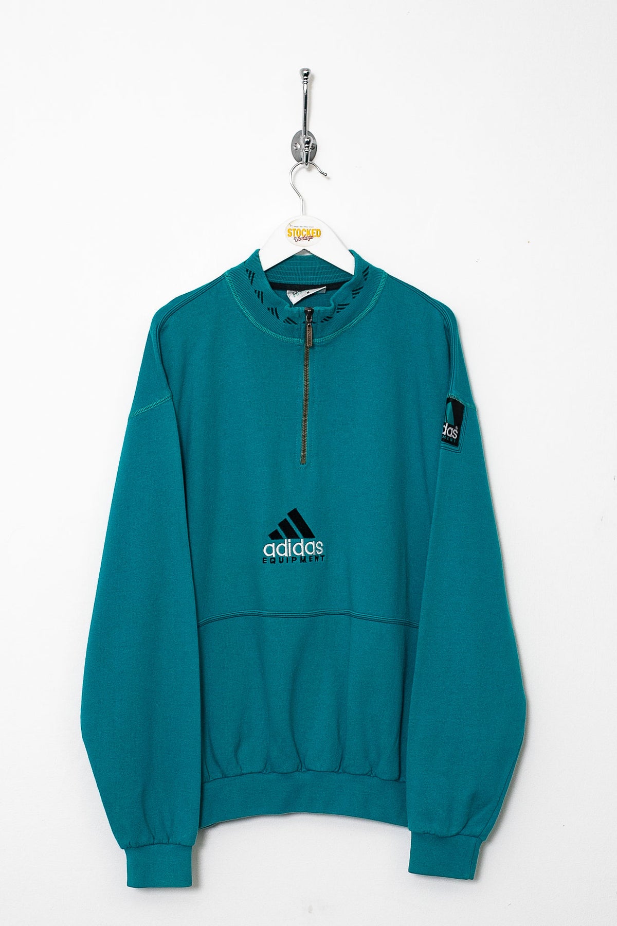 90s Adidas Equipment 1/4 Zip Sweatshirt (M)