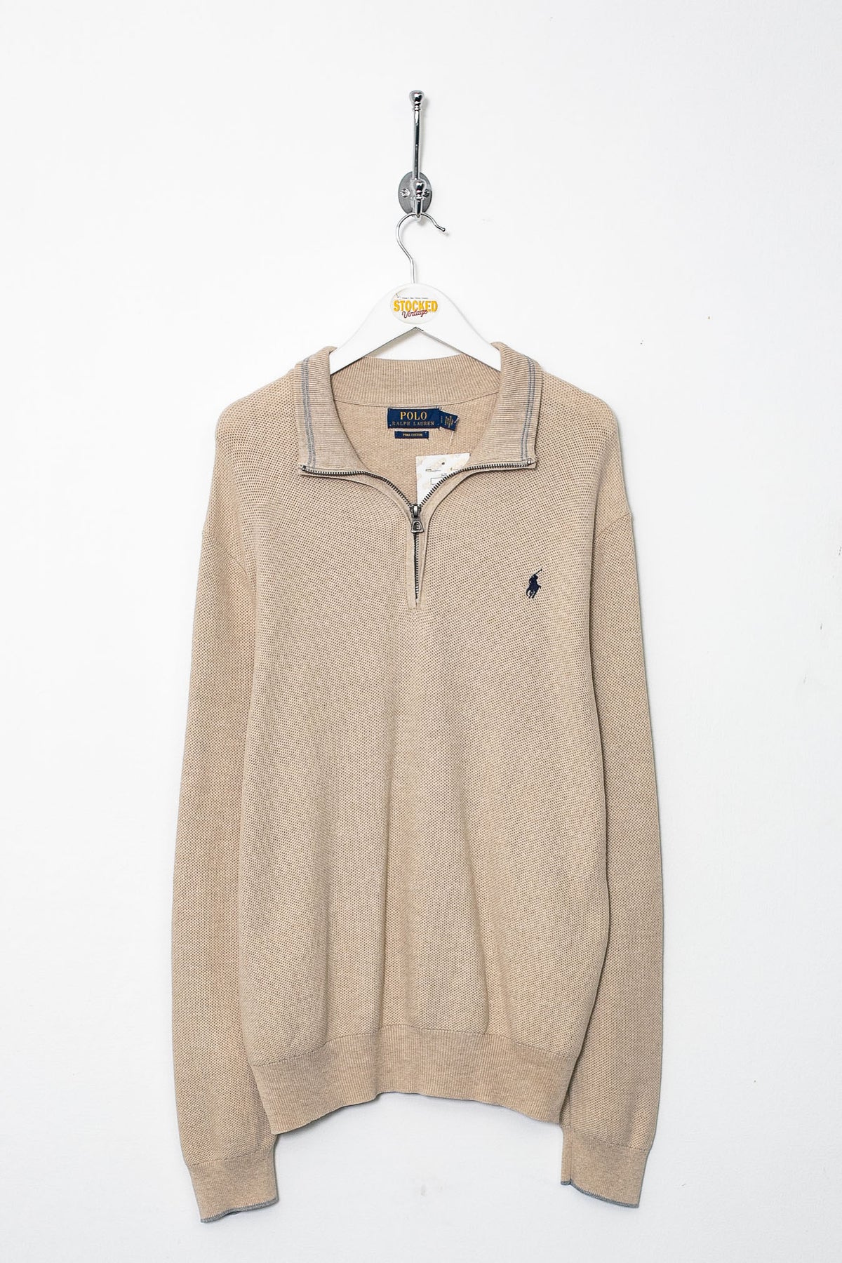 Ralph Lauren 1/4 Zip Knit Jumper (L)