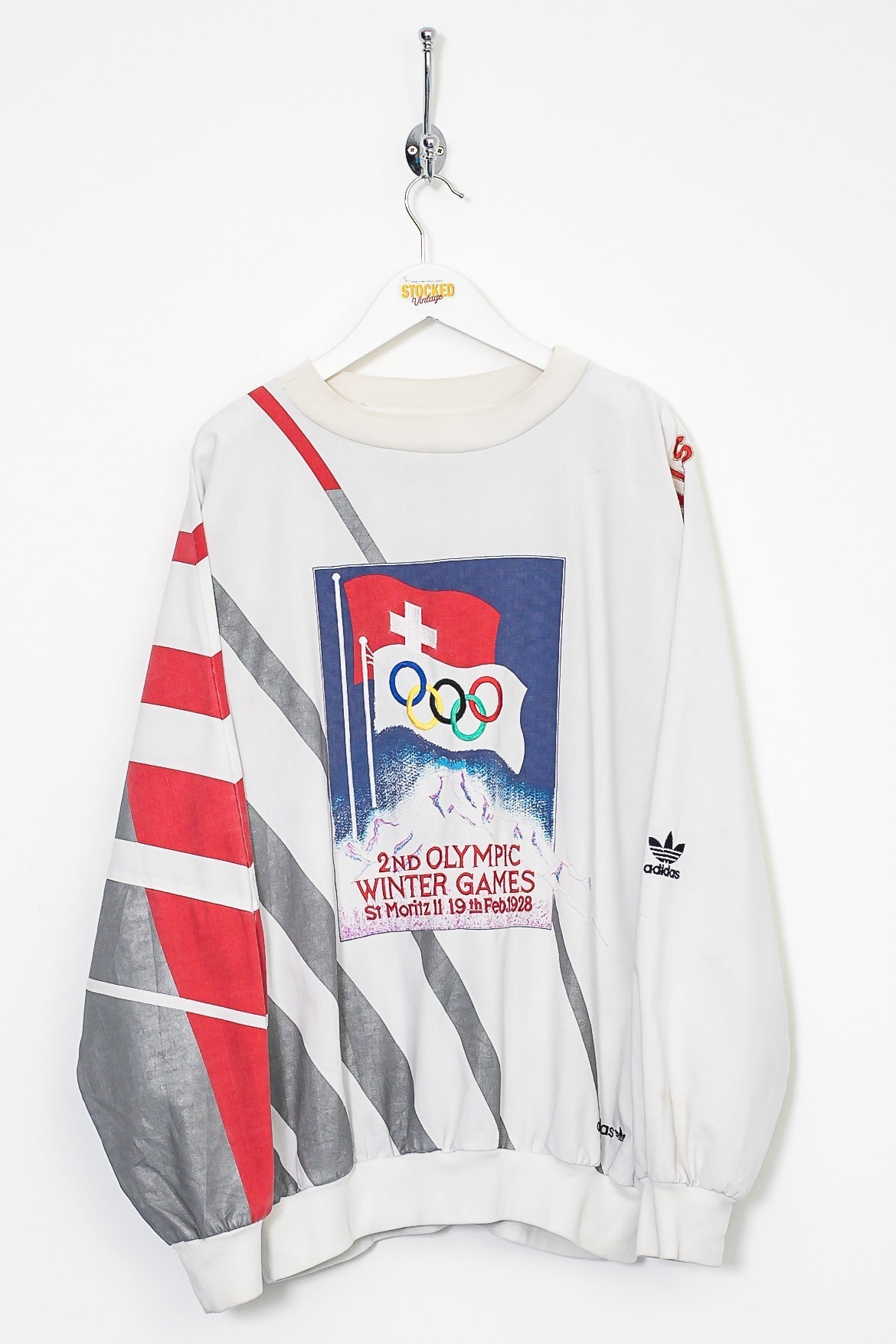 90s Adidas Olympics Pullover (XL)
