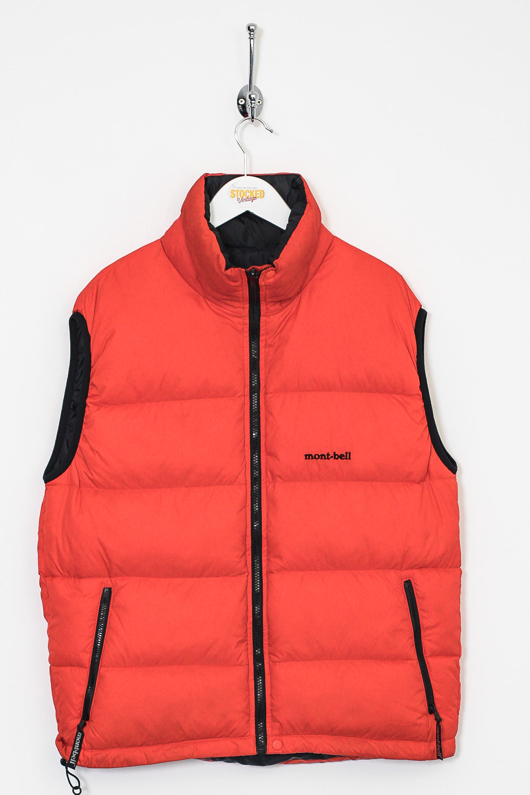 90s Mont Bell Reversible Down Filled Gilet Puffer Jacket (M)