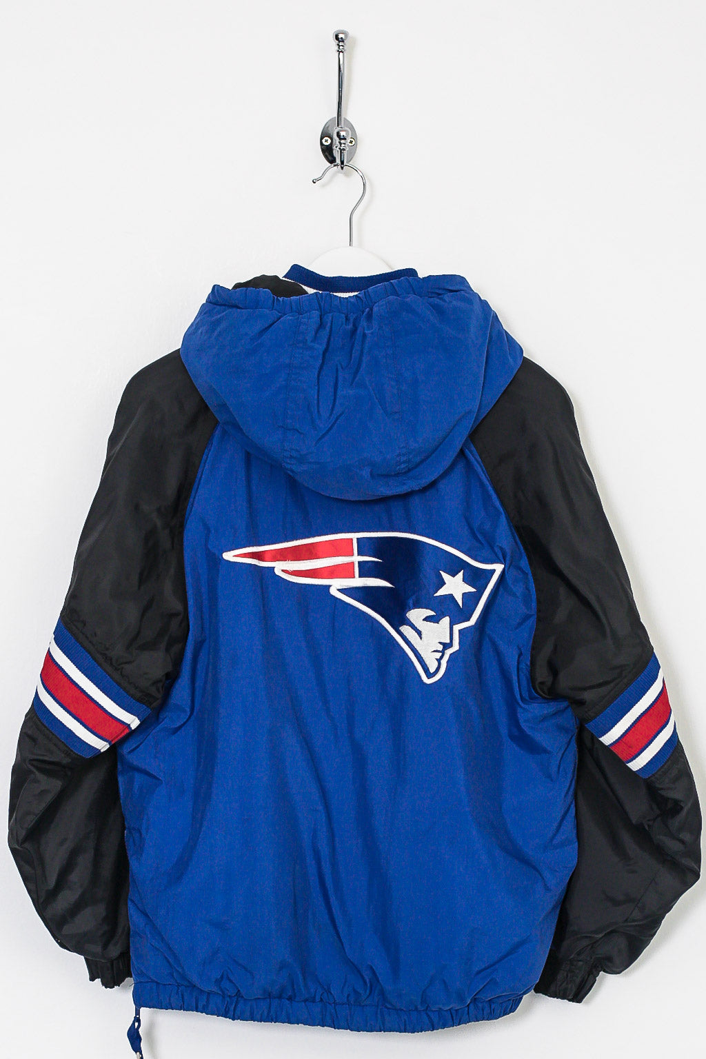 Womens 90s Starter NFL New England Patriots 1 4 Zip Padded Jacket