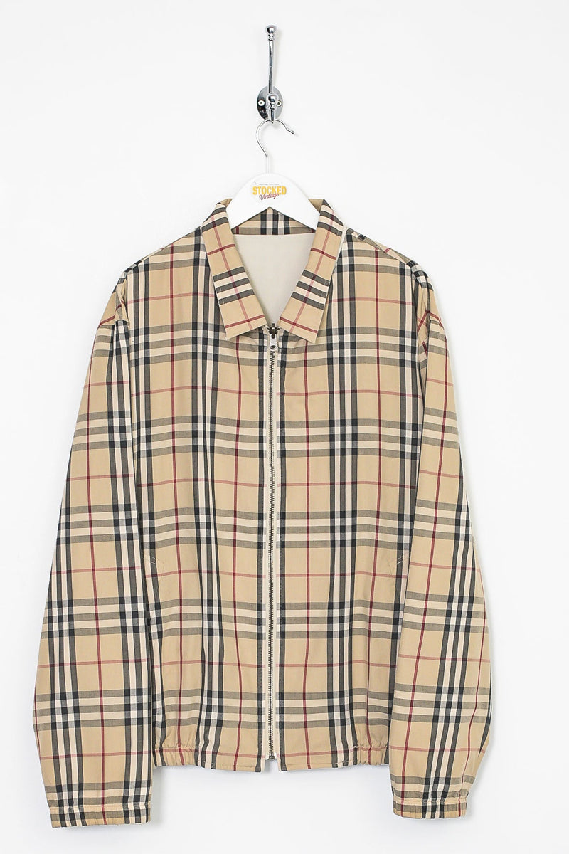 90s Burberry Nova Check Reversible Jacket (L) – Stocked Vintage