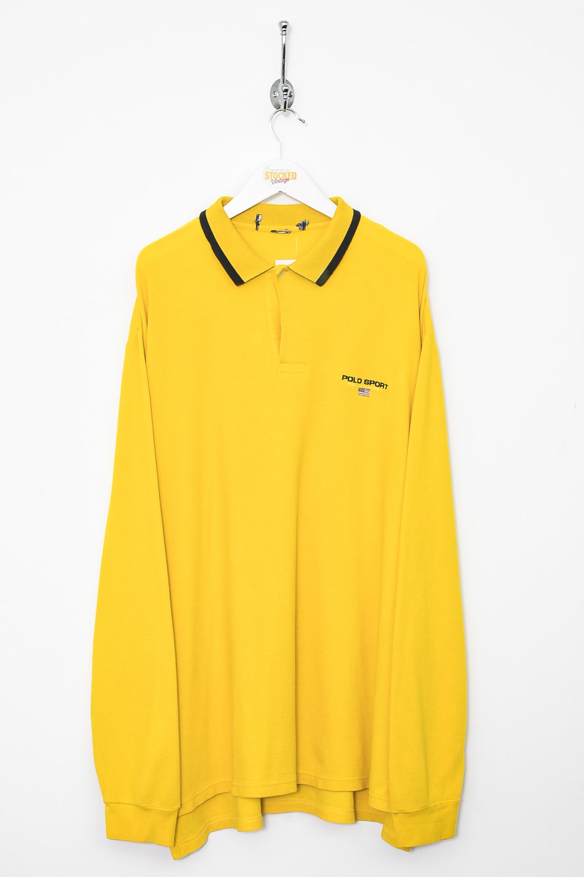 00s Ralph Lauren Polo Sport Long Sleeve Polo Shirt (XL)