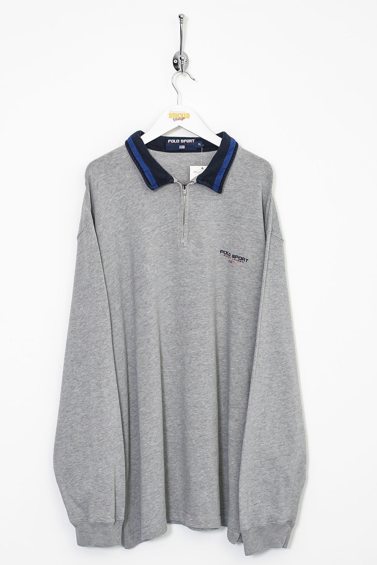90s Ralph Lauren Polo Sport 1/4 Zip Sweatshirt (XL)