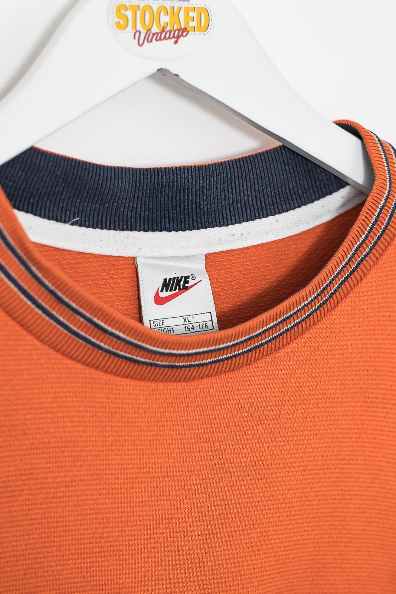 nike orange crew neck