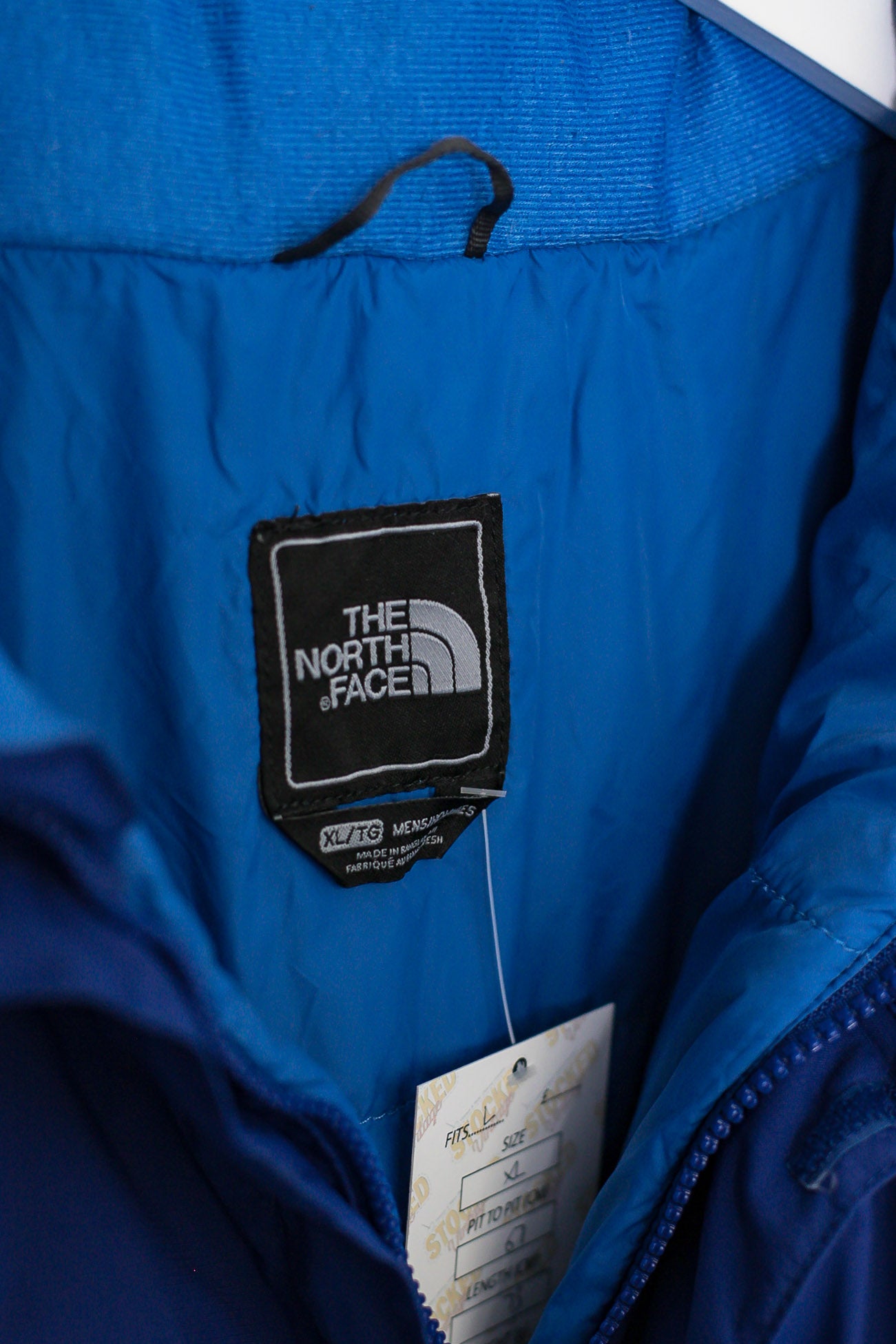 North face hot sale hyvent blue