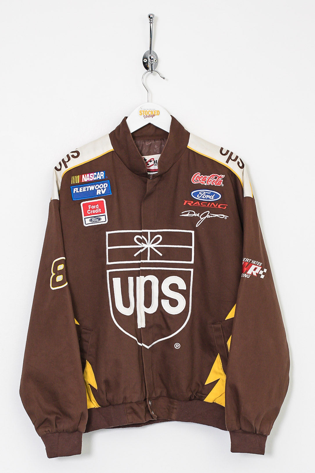 90s Womens UPS Nascar Jacket (M)