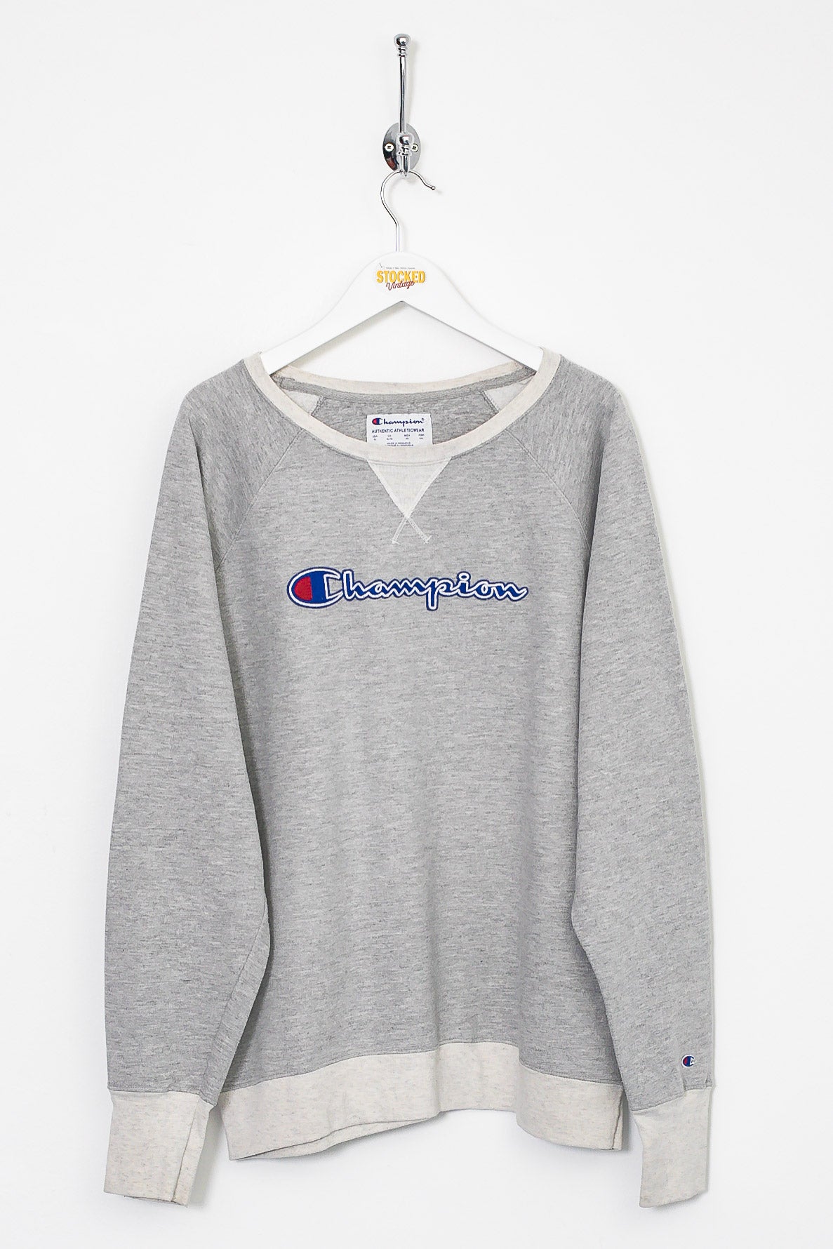 Champion sweater gray on sale xl