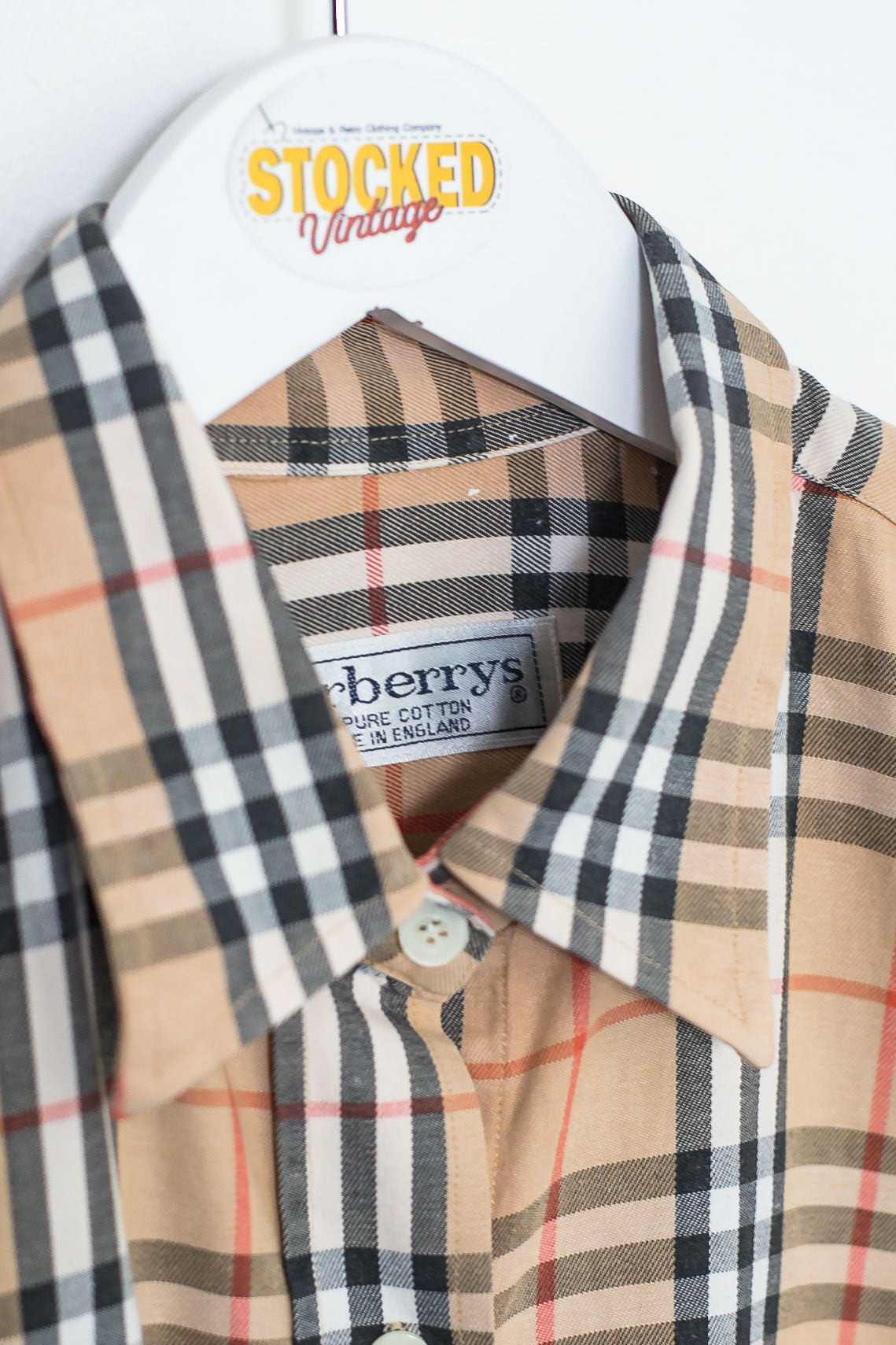 Vintage burberry hot sale shirt