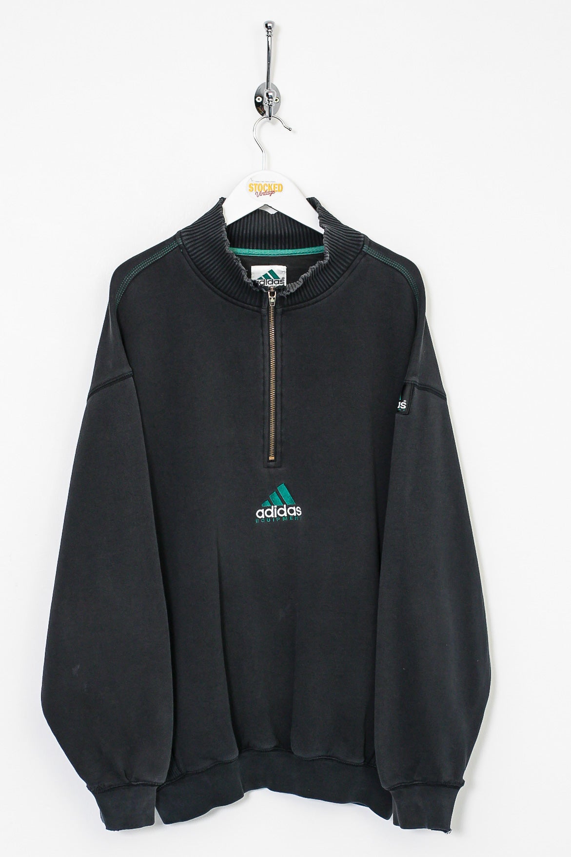 90s Adidas Equipment 1/4 Zip Sweatshirt (XL)