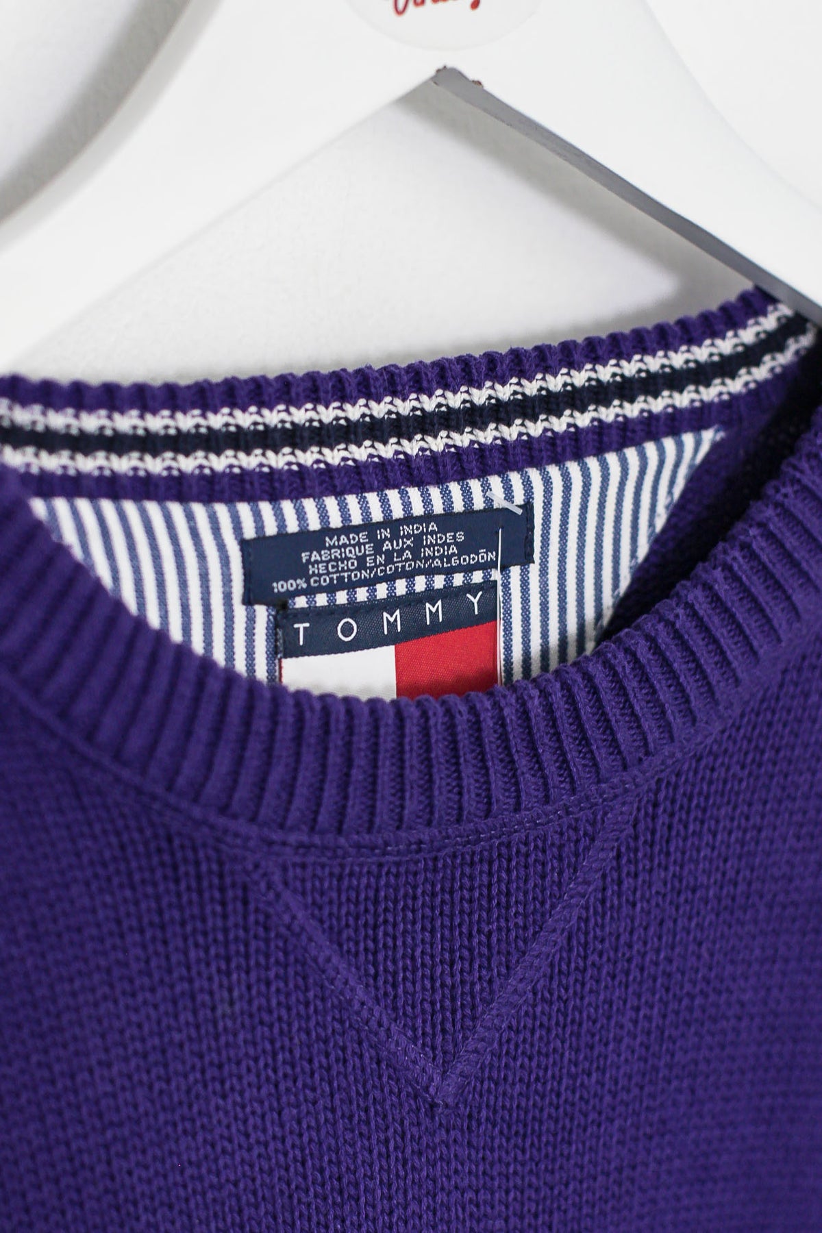 90s Tommy Hilfiger Knit Sweatshirt (XL)