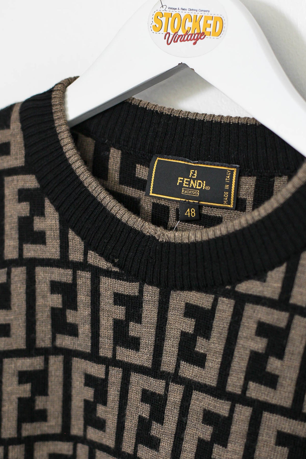 90s Fendi Monogram Sweatshirt – Stocked Vintage