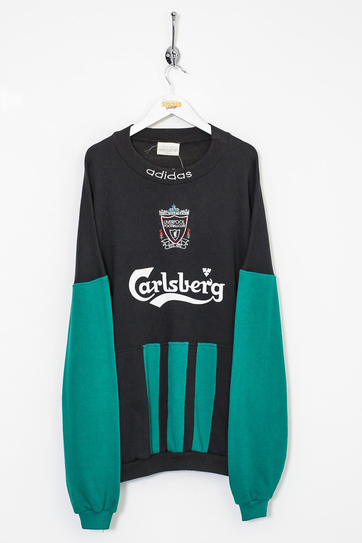 Early 90s Adidas Liverpool Training Sweatshirt (XL)